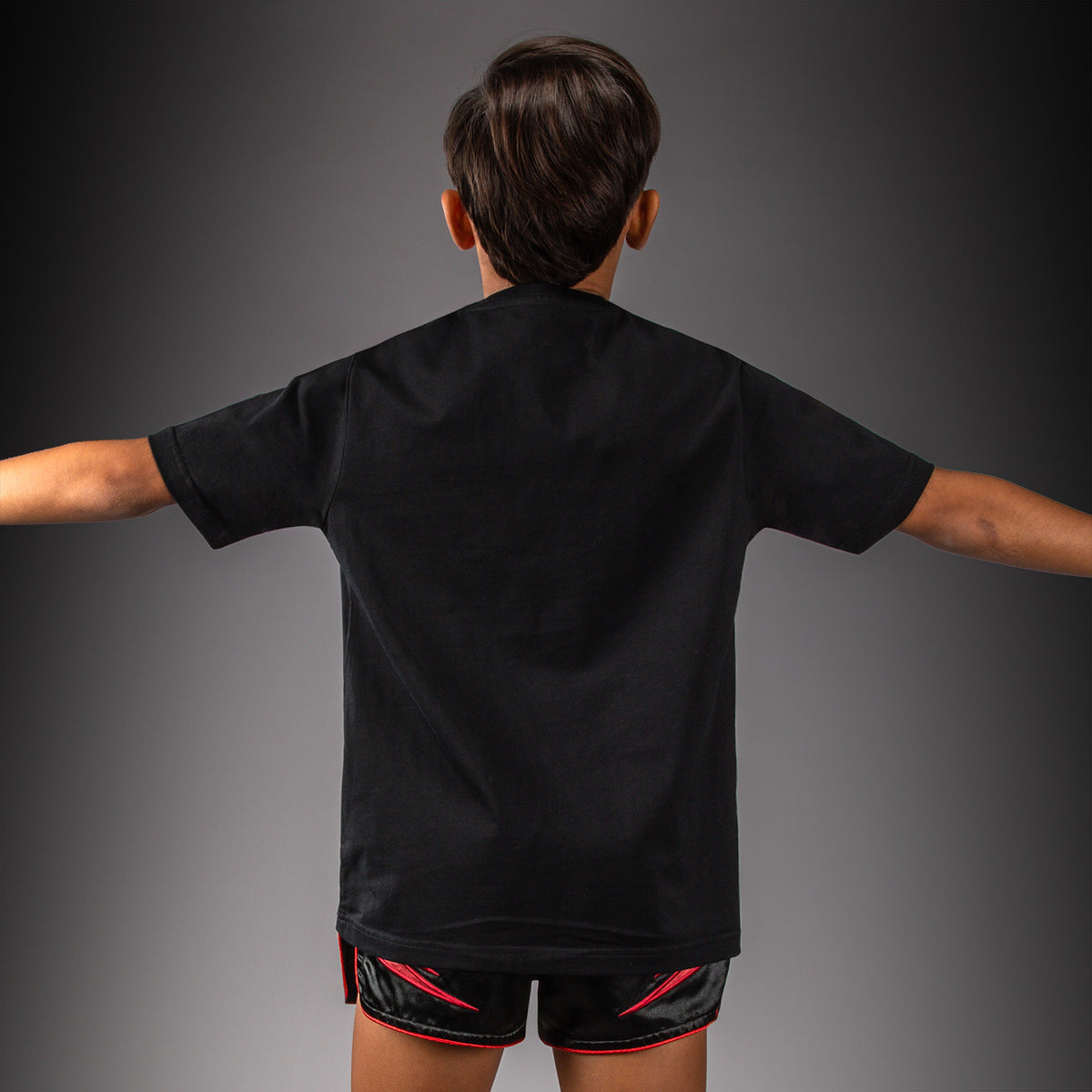 Venum Attack Katoenen T-shirt voor Kinderen - Zwart/Rood