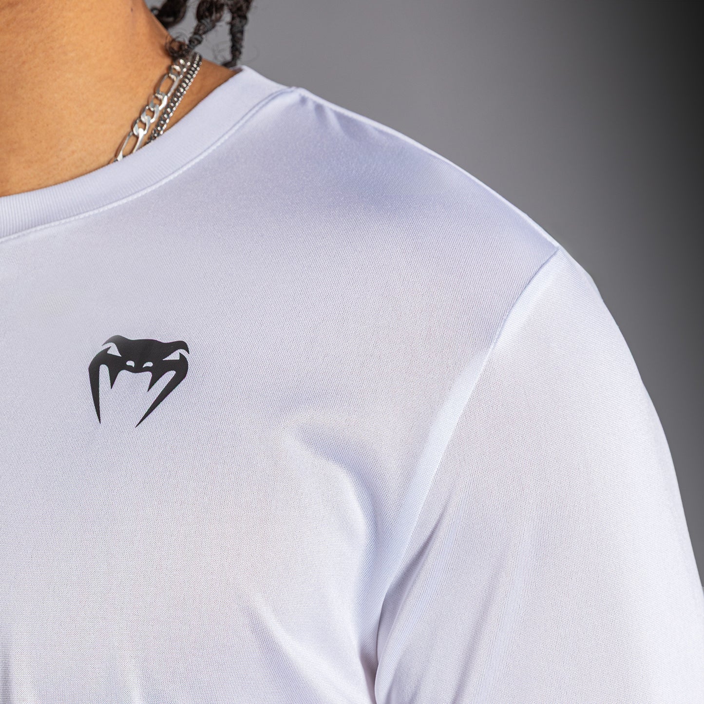 Venum Lineup Performance T-shirt met lange mouwen - Wit/Zwart