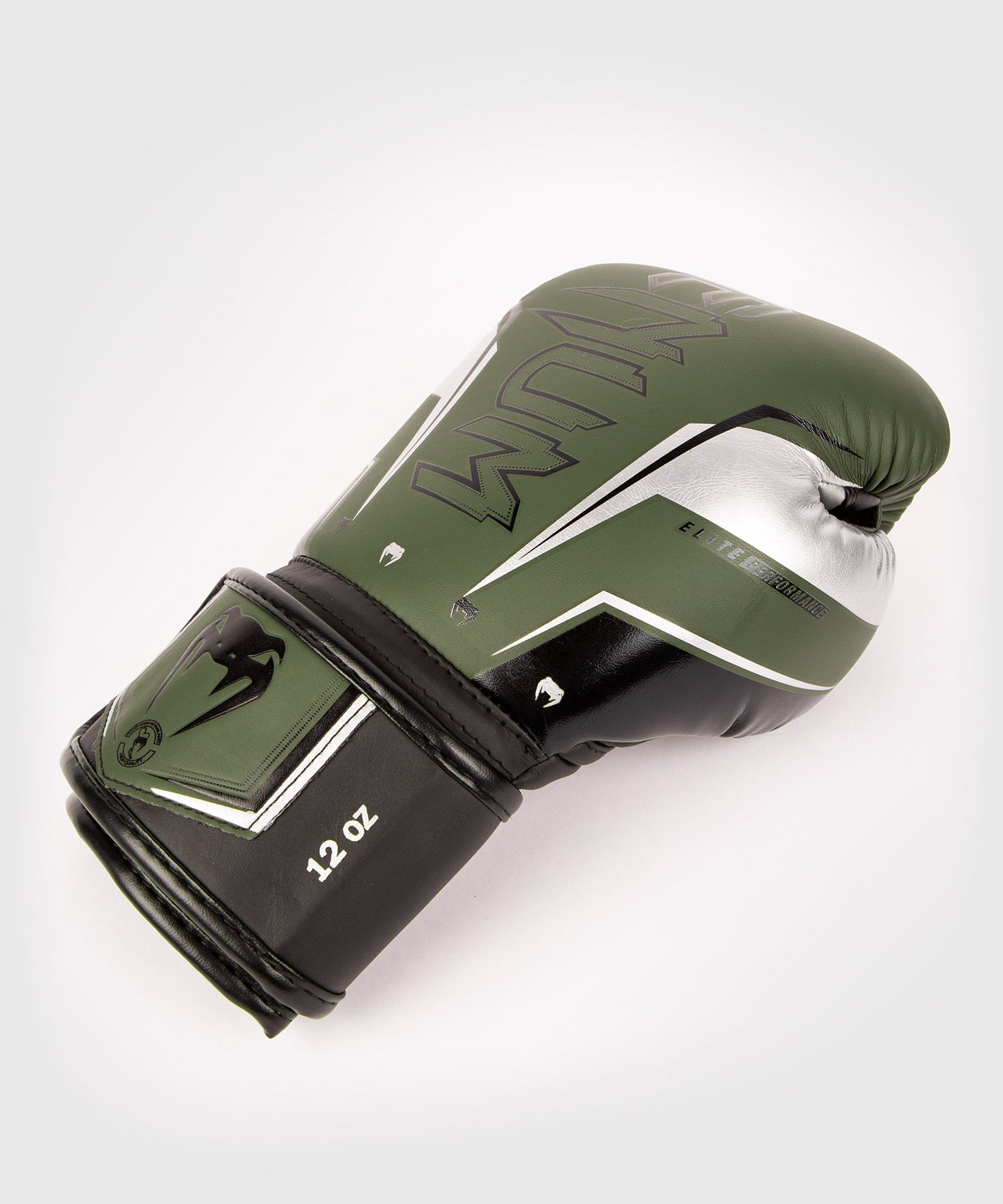 Venum Elite Evo bokshandschoenen - Kaki/Zilver
