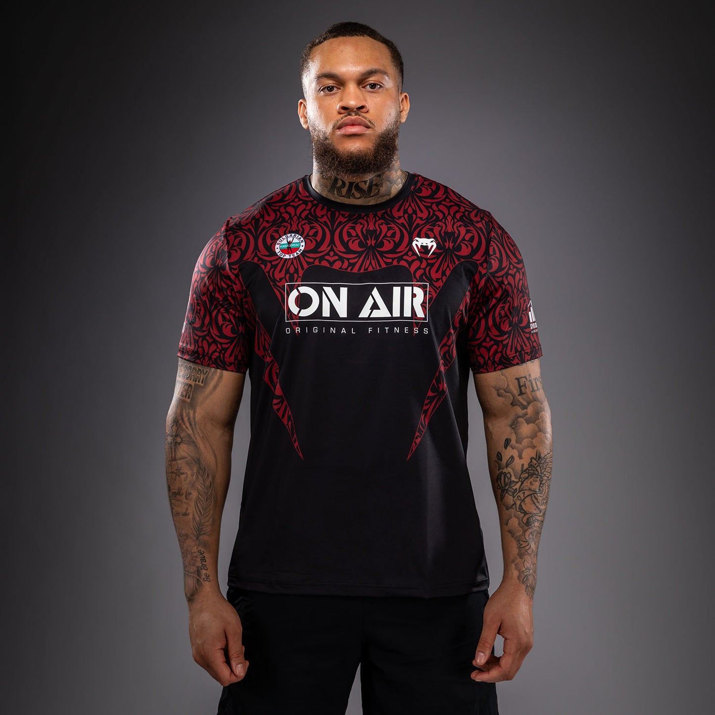 Venum Bulgarian Top Team (BTT) Dry Tech T-shirt – Zwart/Rood