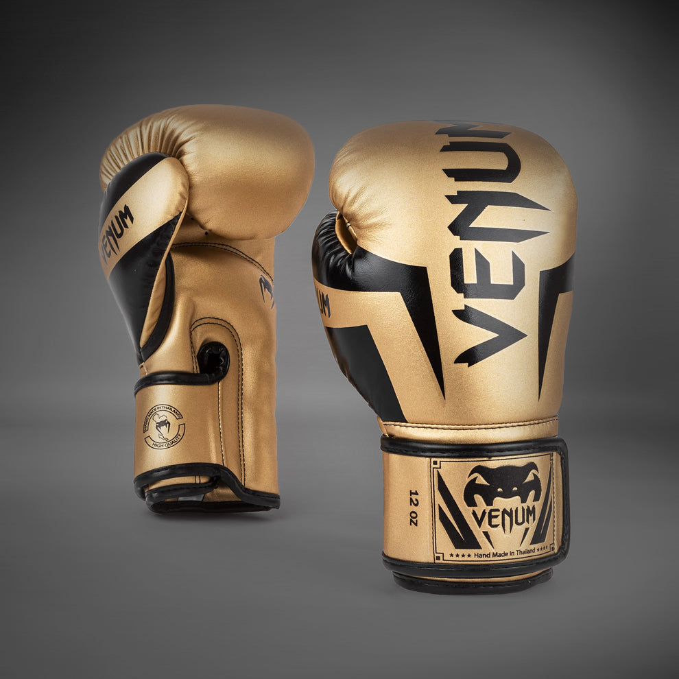 Venum Elite Bokshandschoenen - Goud/Zwart