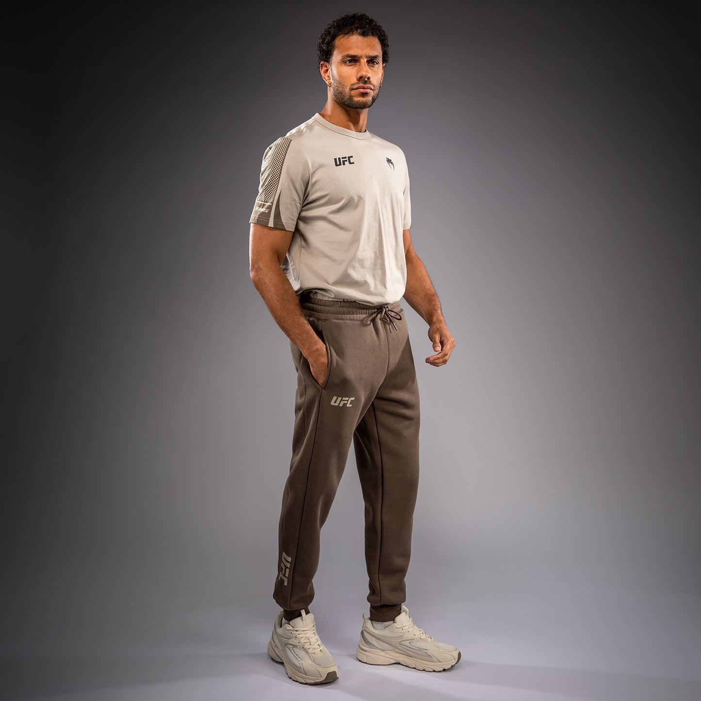 Venum UFC Unity by Venum Authentic Fight Week Heren Katoenen Broek - Bruin