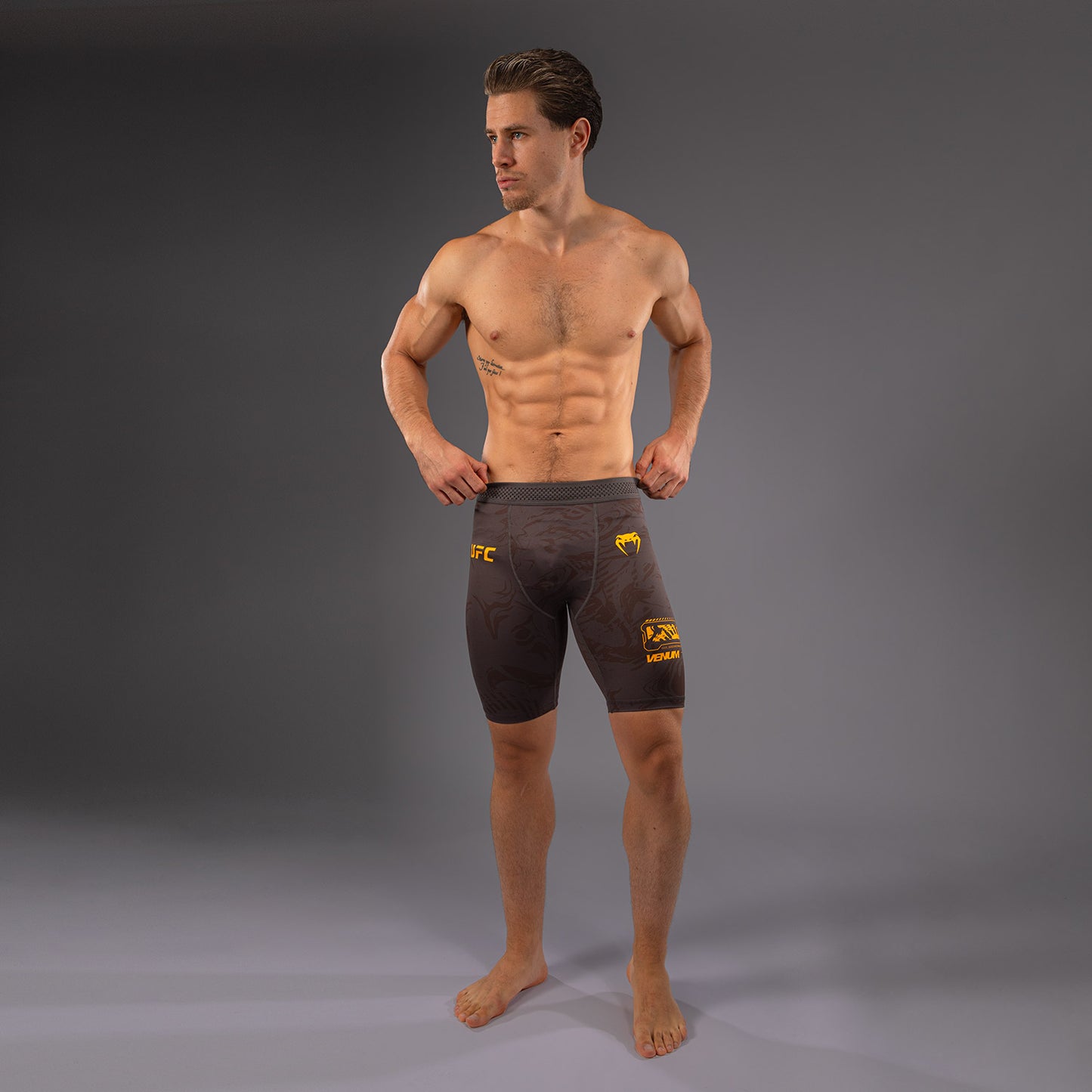 UFC Fusion by Venum Fight Week Vale Tudo Shorts voor Heren - Earthen Brown