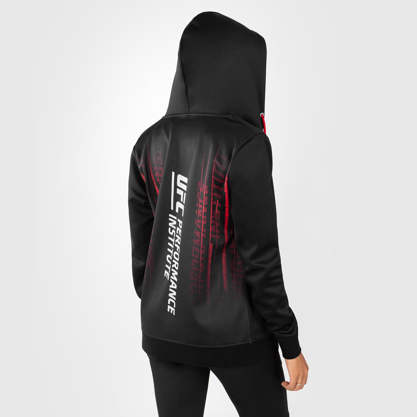 UFC Venum Performance Institute 2.0 Zip Hoodie voor Dames - Zwart/Rood