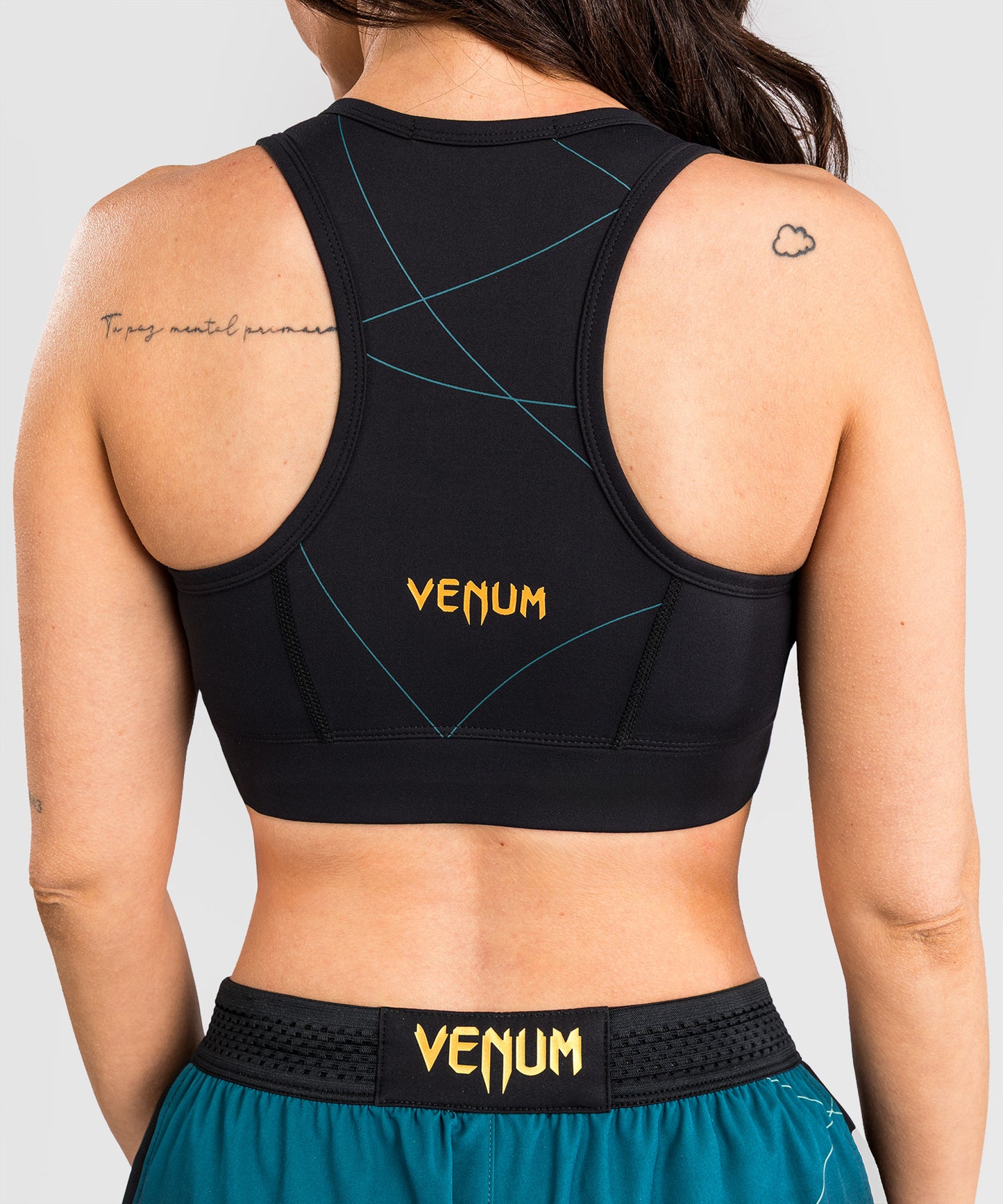 Venum Tactical XT Sportbeha - Zwart/Bosgroen