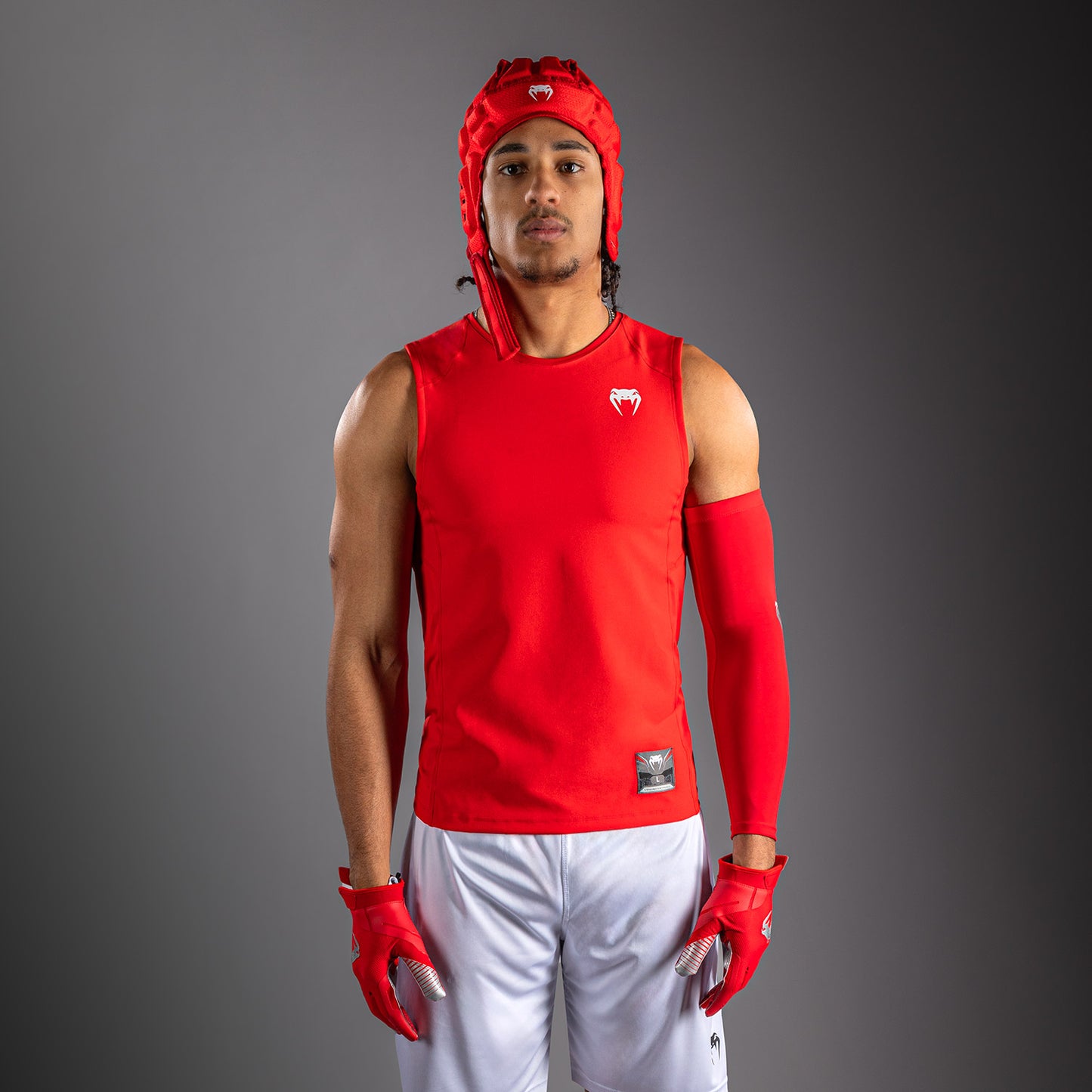 Venum Elite Football Mouwloos Compressie T-shirt - Rood