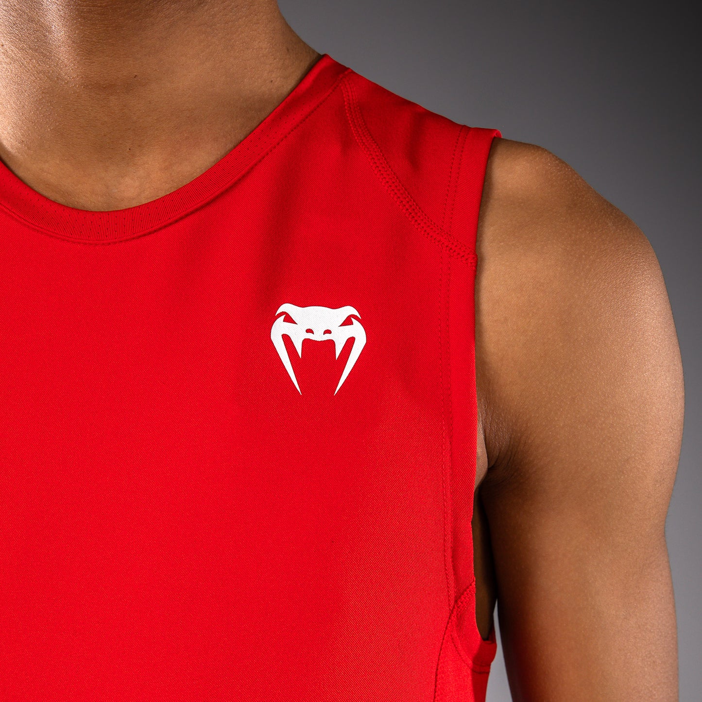 Venum Elite Football Mouwloos Compressie T-shirt voor kinderen - Rood
