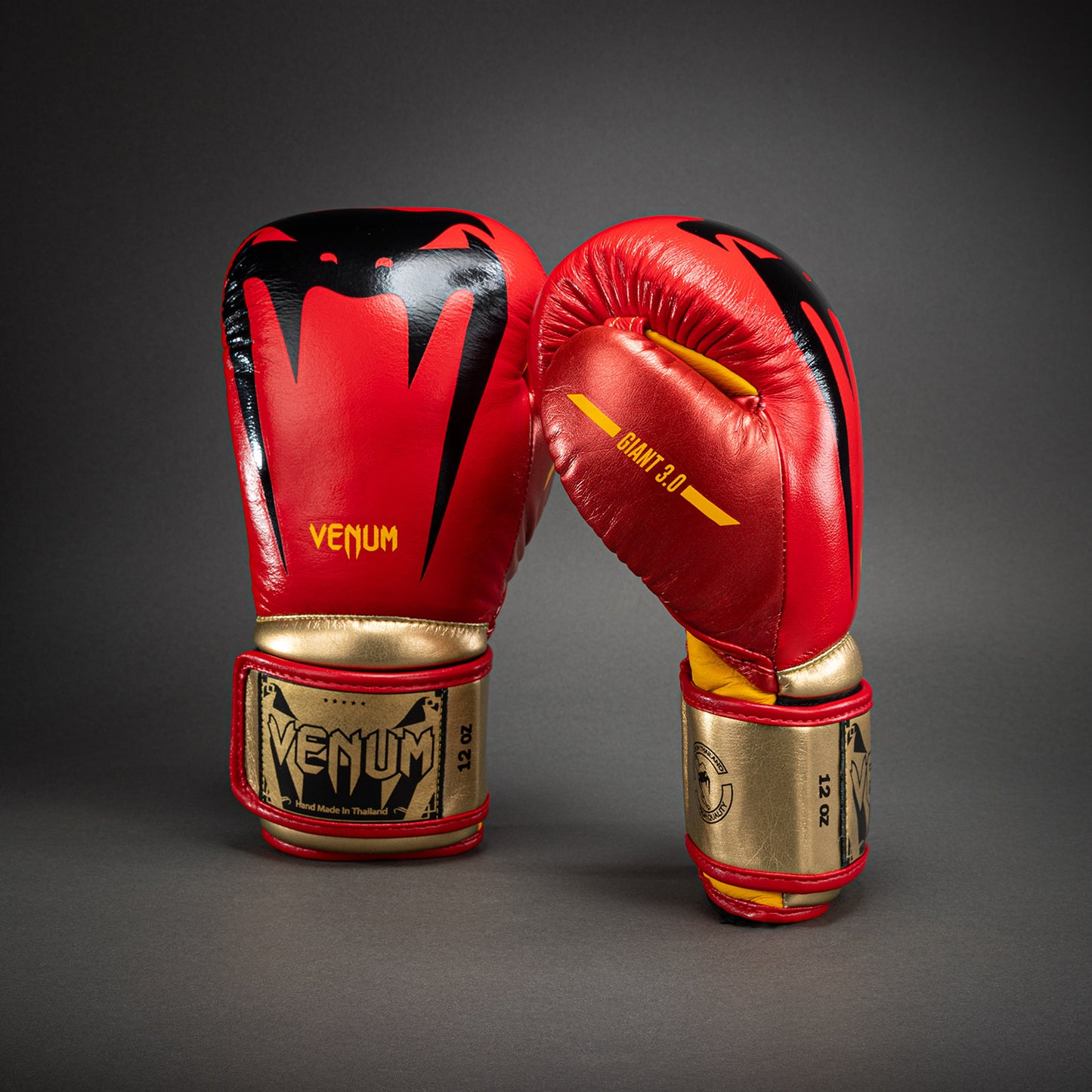 Venum Giant 3.0 Bokshandschoenen - rood/geel/goud
