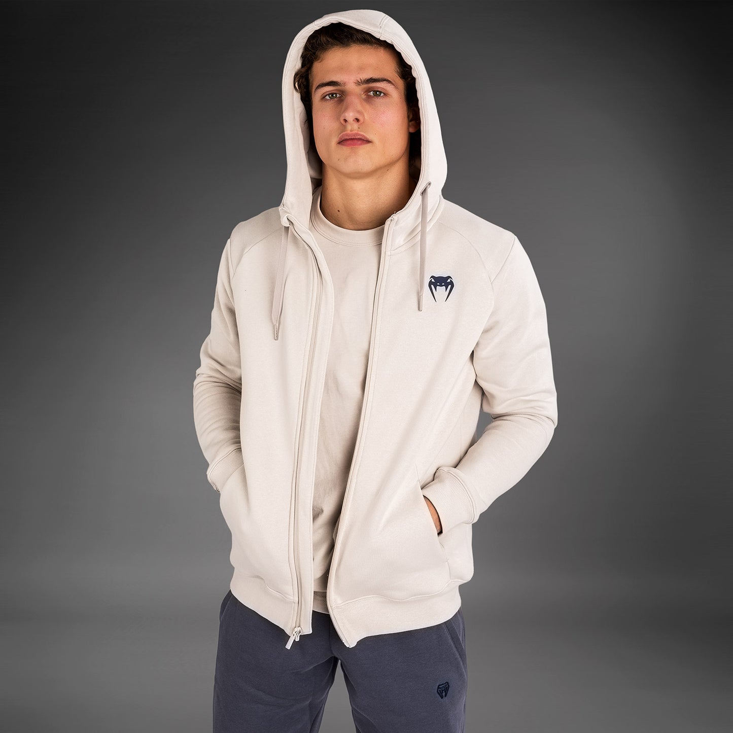 Venum Strikeland  Hoodie met volledige rits - Grijs