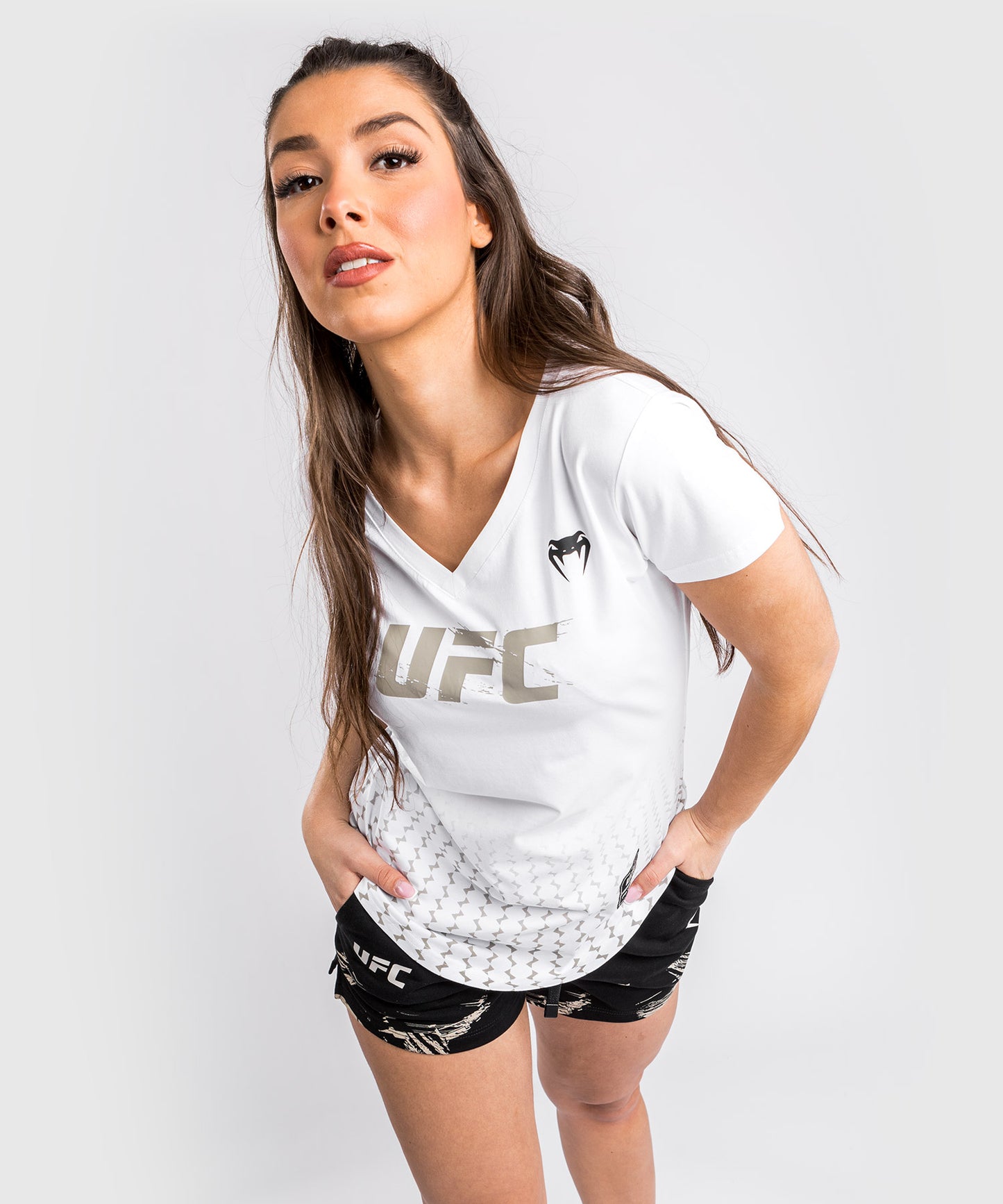 UFC Venum Authentic Fight Week 2.0 T-Shirt - Voor Dames - Wit