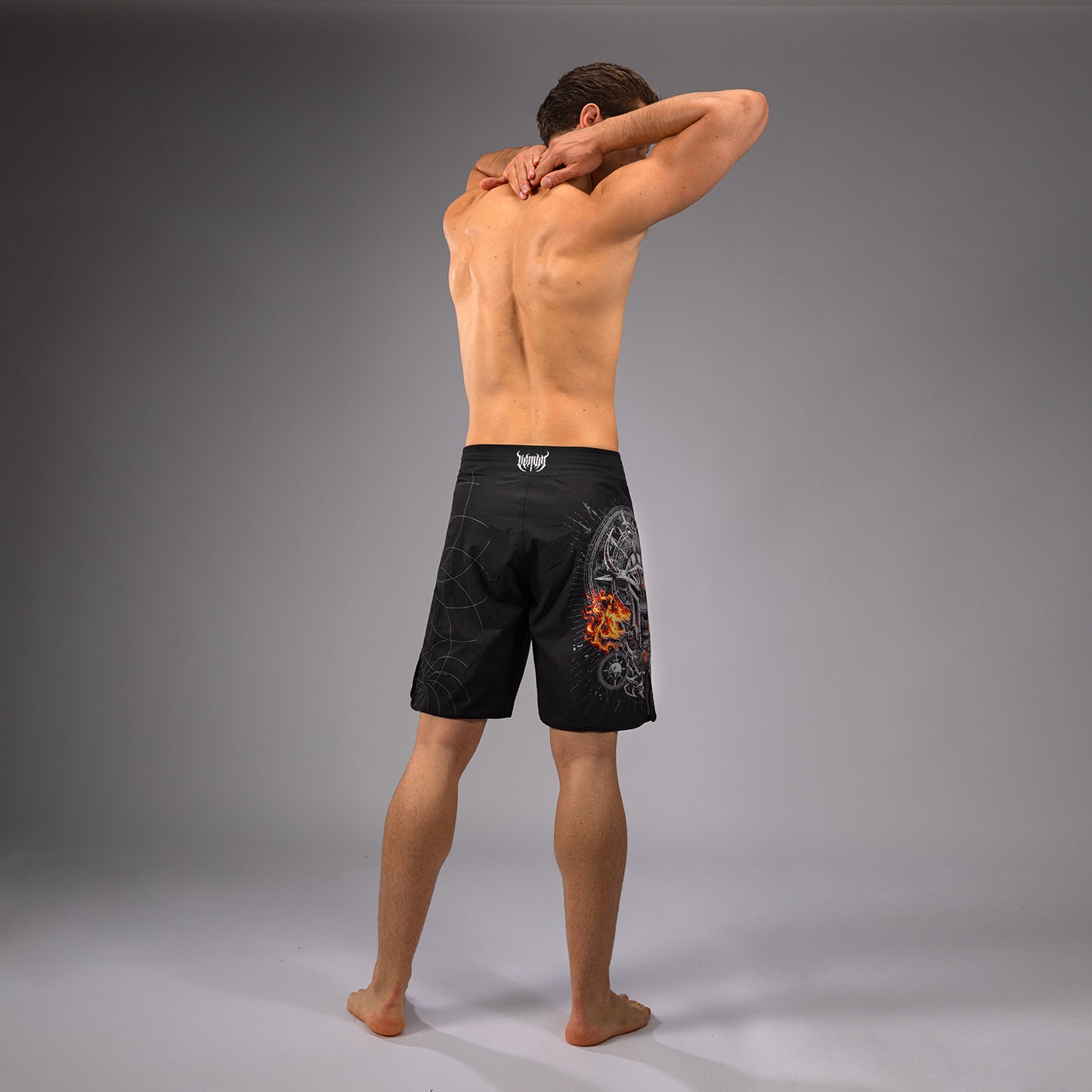Venum Gladiator 5.0 Heren Gevechtsshort - Zwart/Zilver