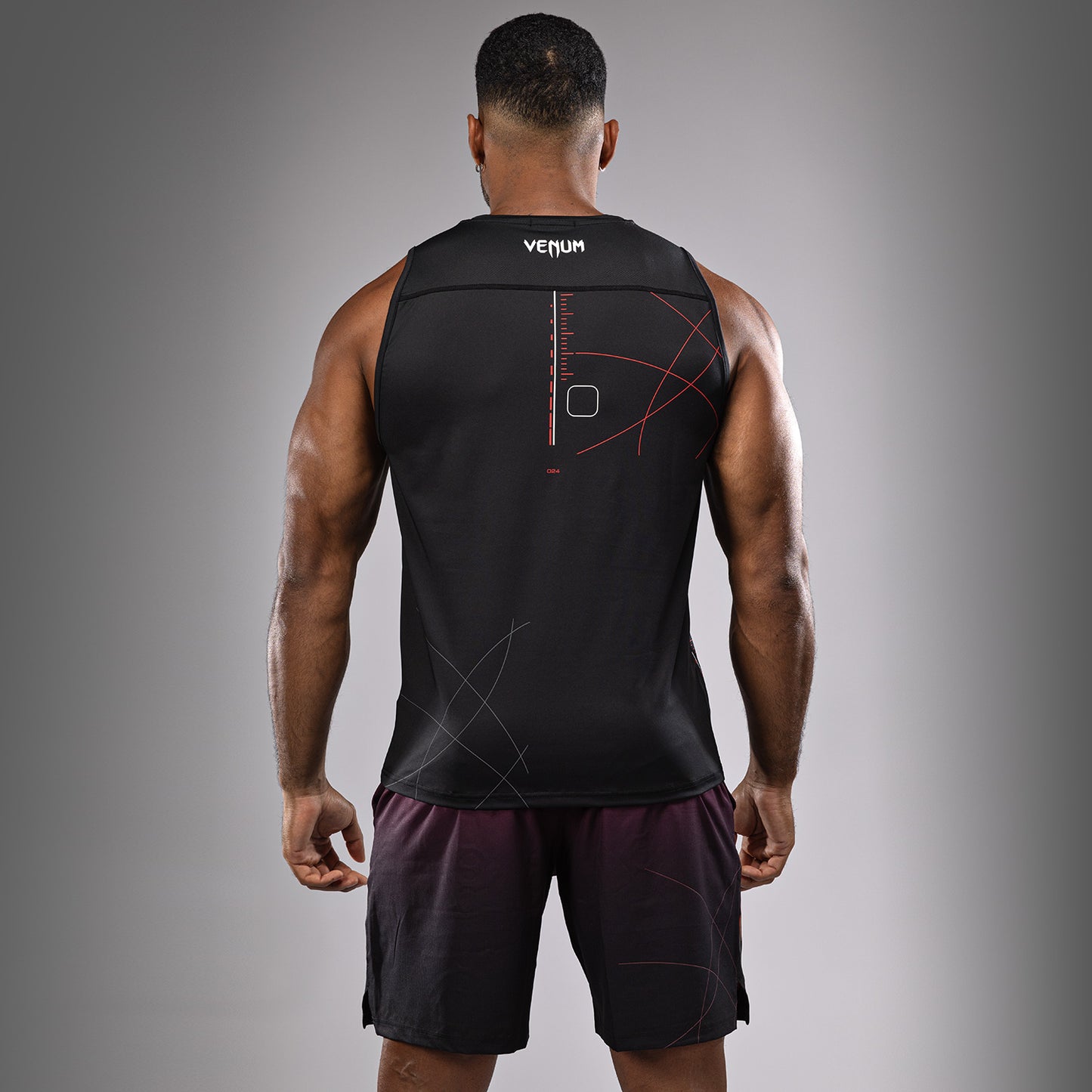 Venum Tactical XT  Heren Dry Tech Tank Top - Zwart/Vuurrood