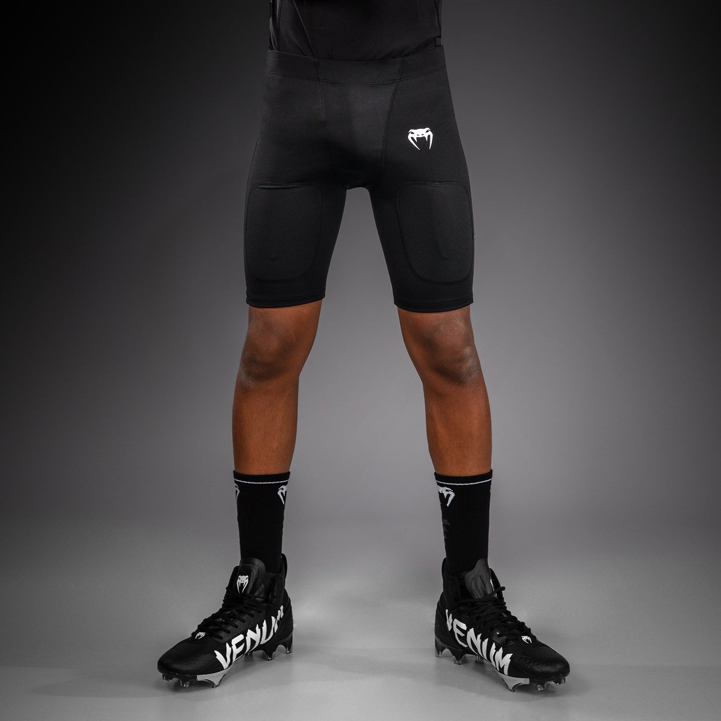 Venum Elite Football Compressieshorts voor kinderen - Zwart