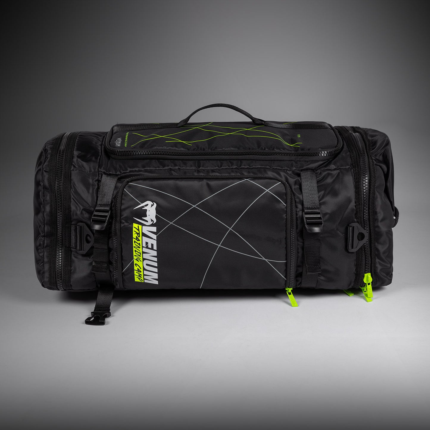 Venum Training Camp 4.0 Sporttas - Zwart/Neon Groen