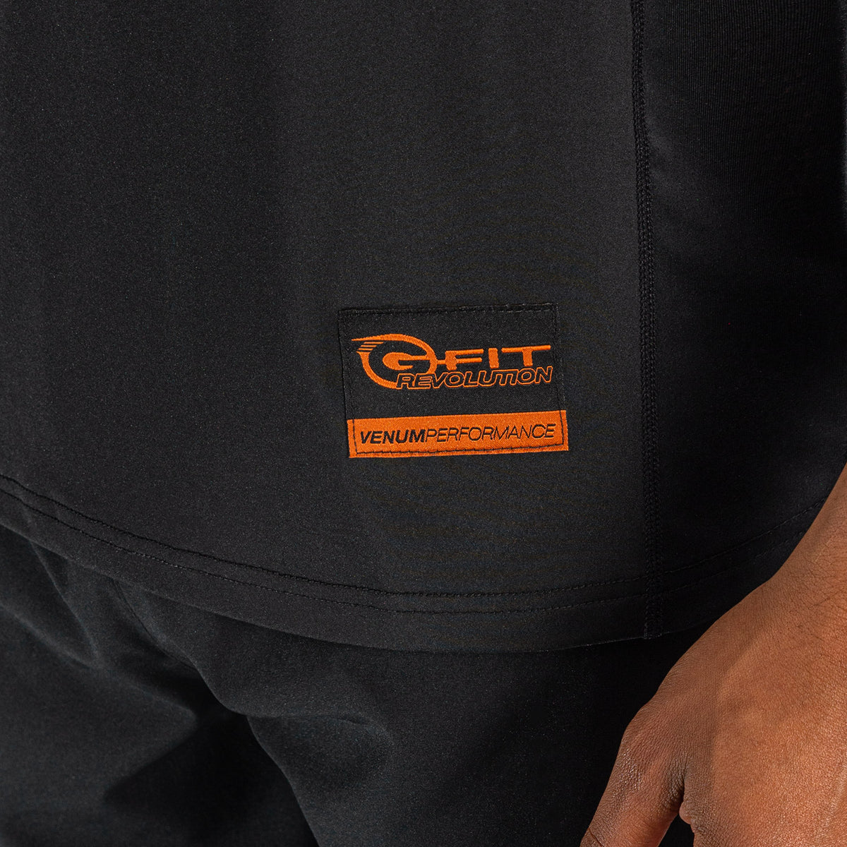 Venum G-Fit Revolution Dry Tech T-shirt - Zwart/Koper