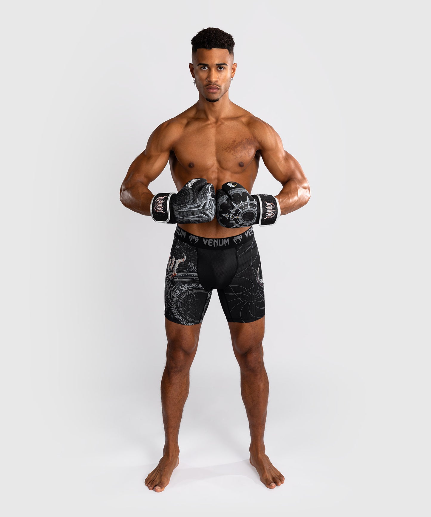 Venum Gladiator 5.0 Mannen Vale Tudo Shorts - Zwart/Zilver