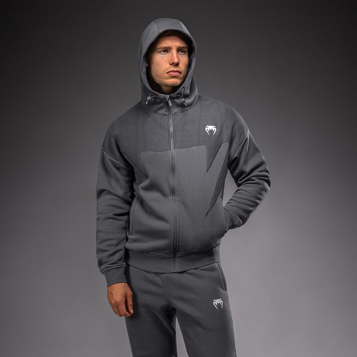 Venum Attack Fleece & Weave Trainingsjack - Grijs