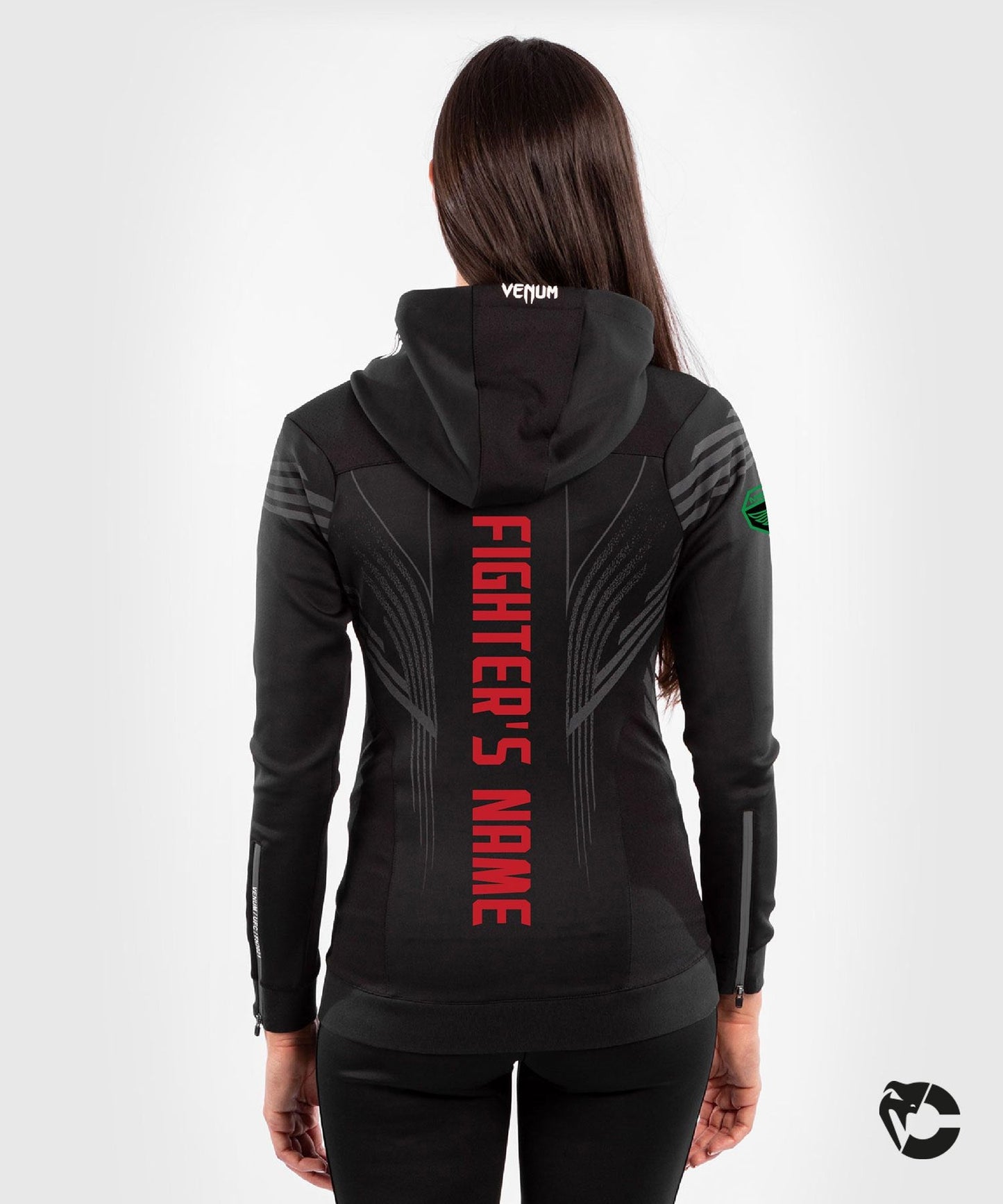 UFC Venum Fighters Authentic Fight Night Walkout Hoodie voor dames - Zwart