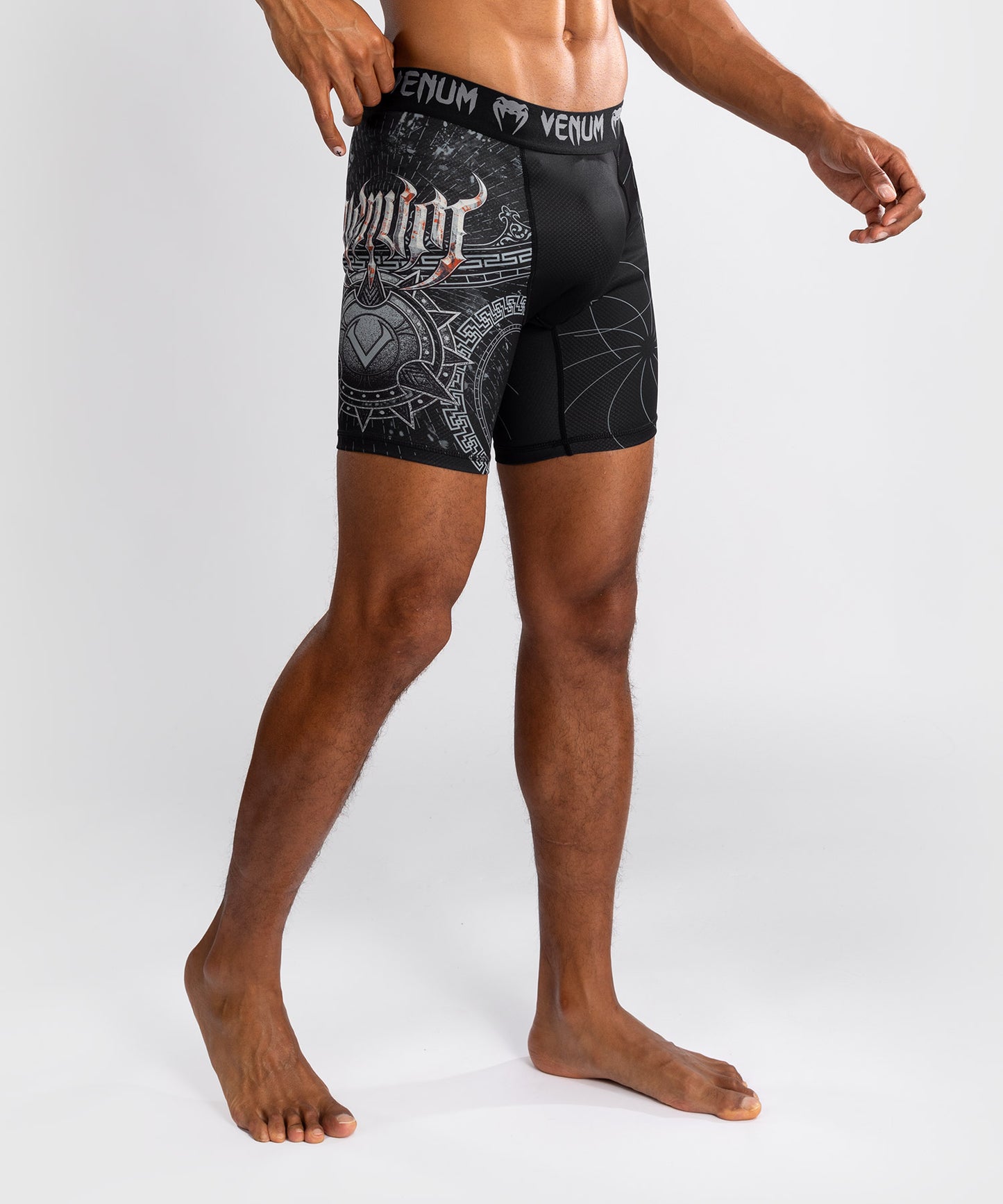 Venum Gladiator 5.0 Mannen Vale Tudo Shorts - Zwart/Zilver