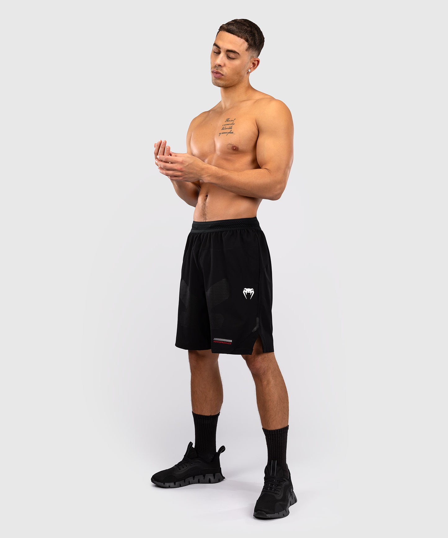 Venum Tactical XT  Trainingsshort heren - Zwart/Vuurrood