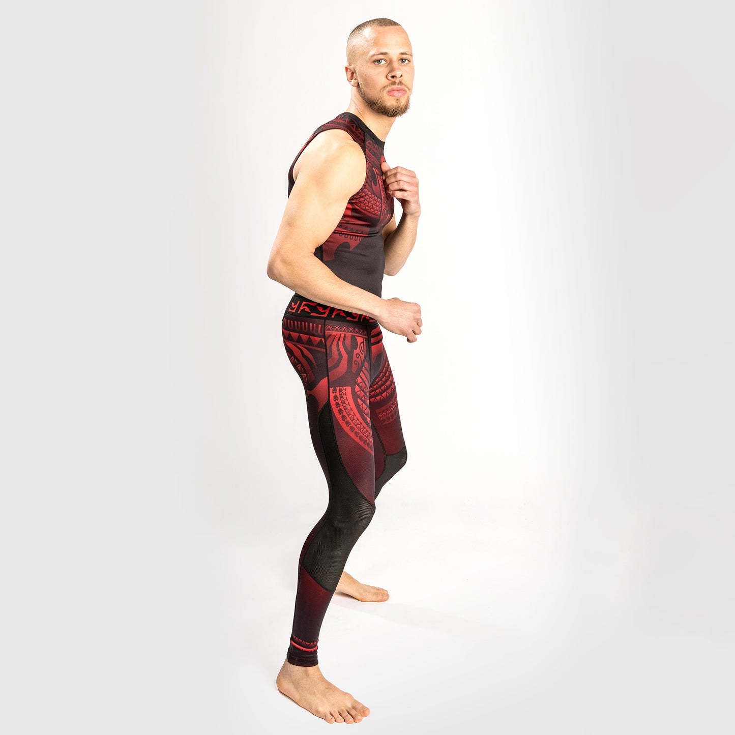 Venum Nakahi Rashguard Mouwloos - Zwart/Rood