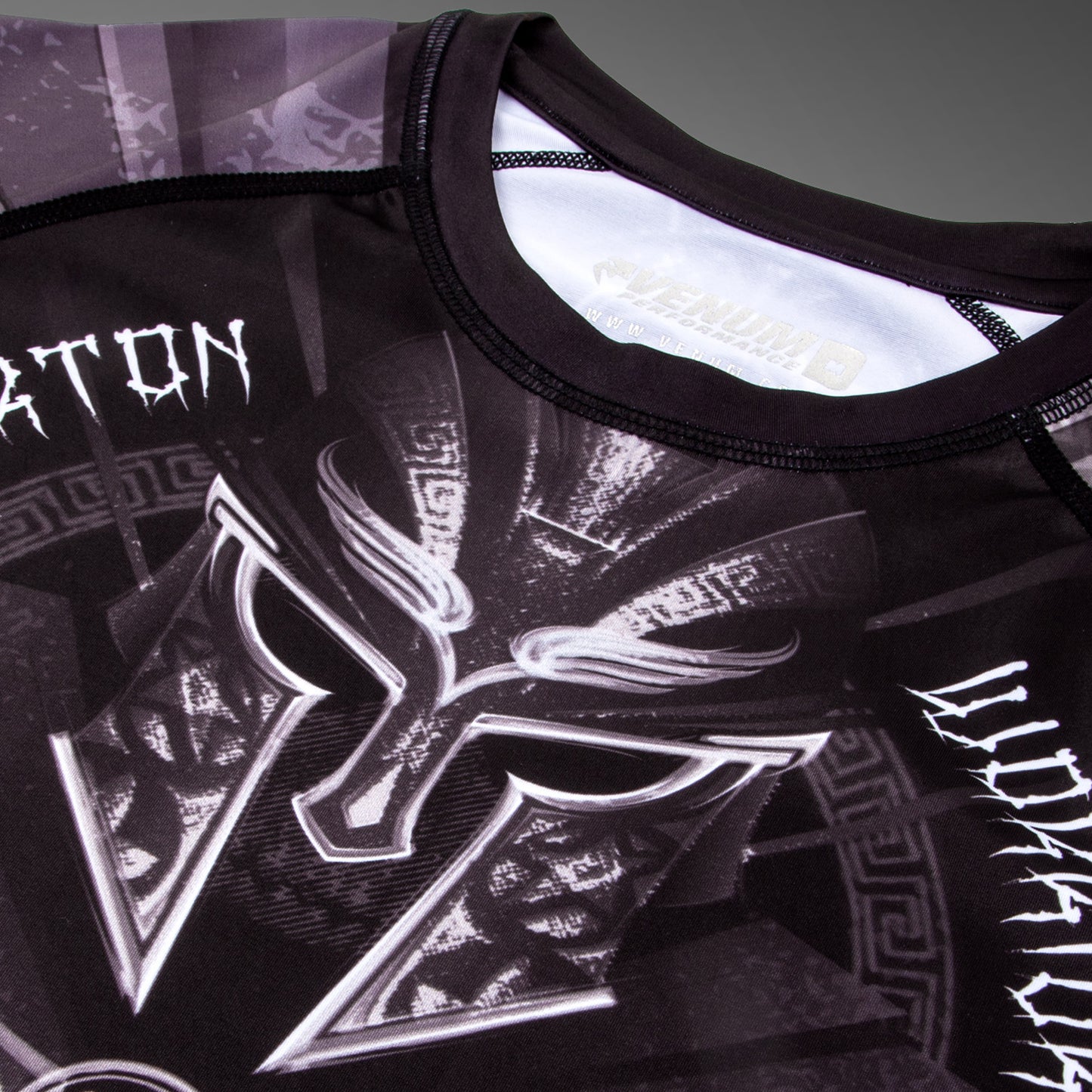 Venum Gladiator 3.0 Rashguard - lange mouwen - zwart/wit