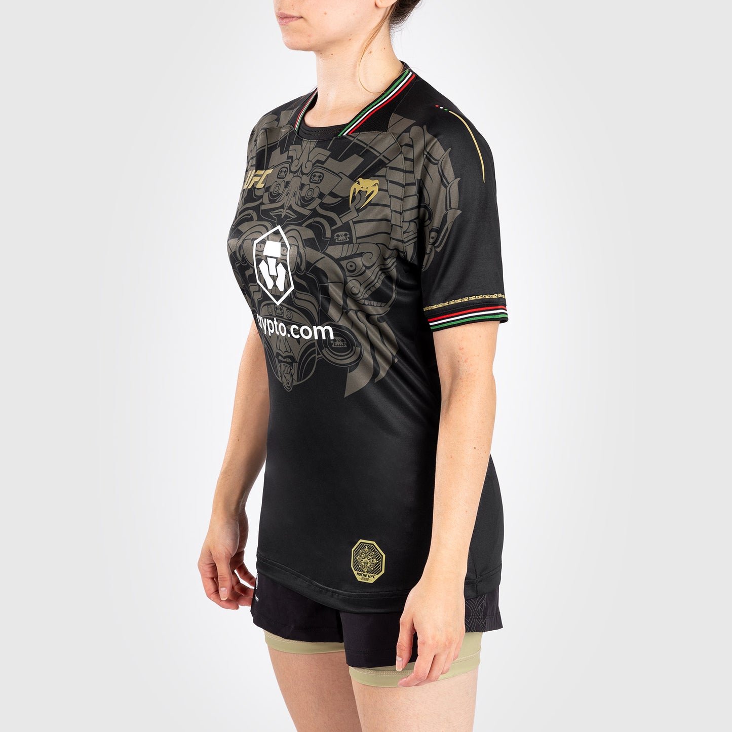 Noche UFC by Venum Authentic Fight Night Walkout-jersey voor dames - zwart