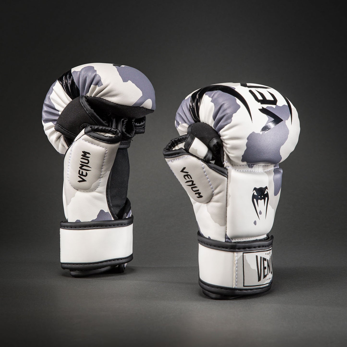 Venum Elite Sparring Handschoenen - Wit/Gemêleerd grijs