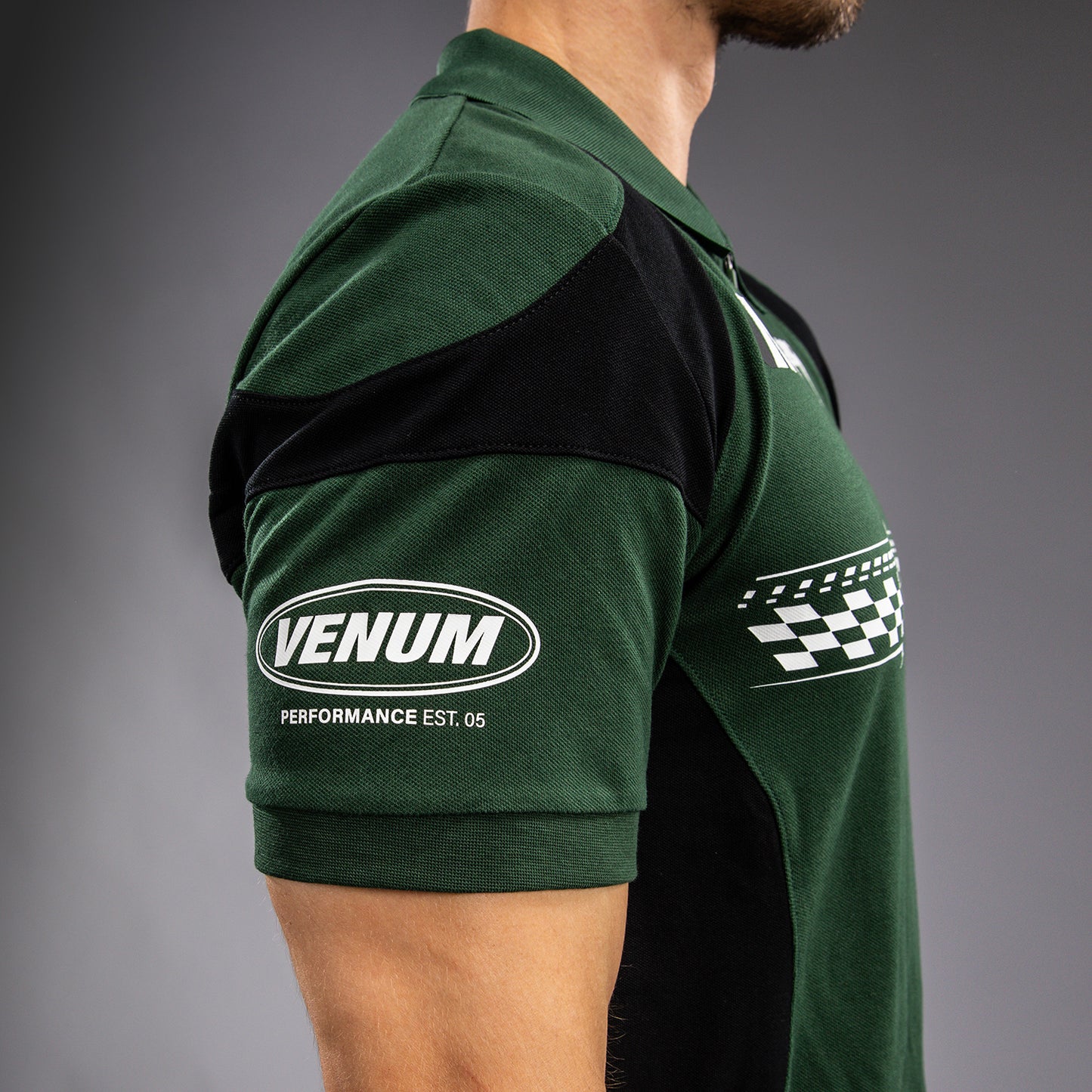 Venum Motorsport Katoenen Polo - Diep Bos