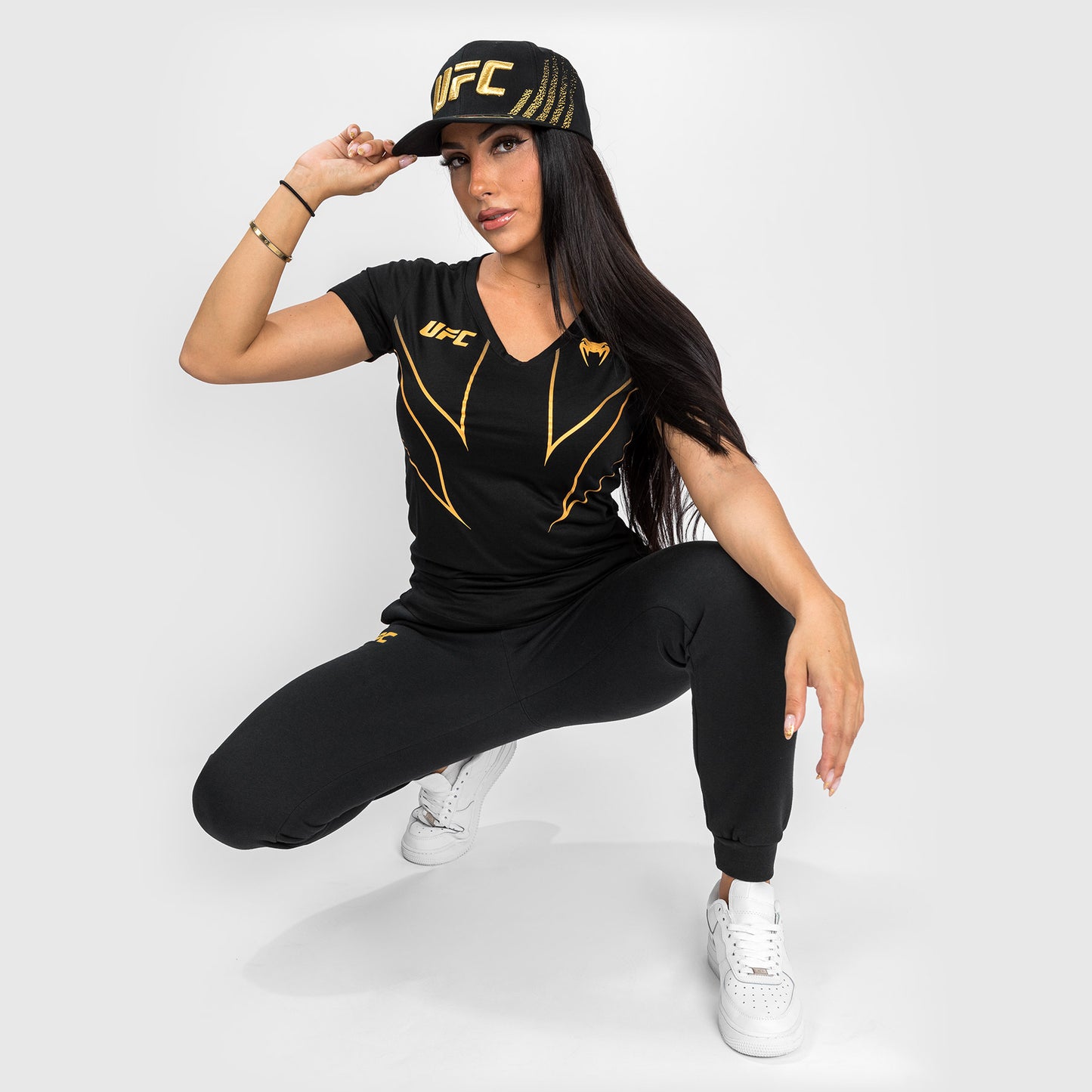 UFC Venum Fight Night 2.0 Replica Vrouwen T-shirt - Kampioen