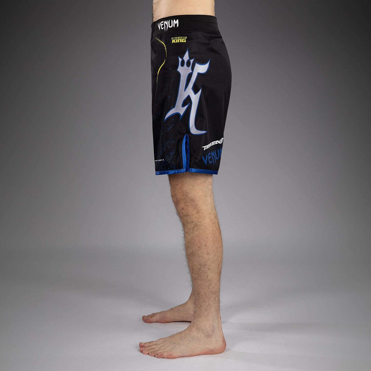 Venum x TEKKEN 8 Fightshorts - King - Zwart/Geel