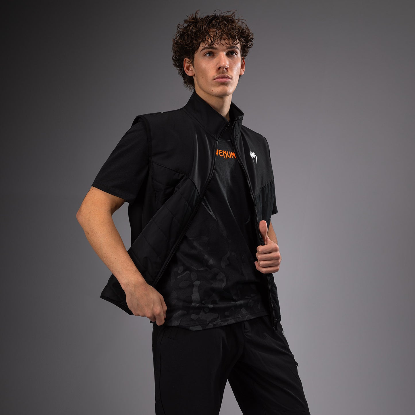 Venum Paddock Softshell Jas Korte Mouwen - Zwart