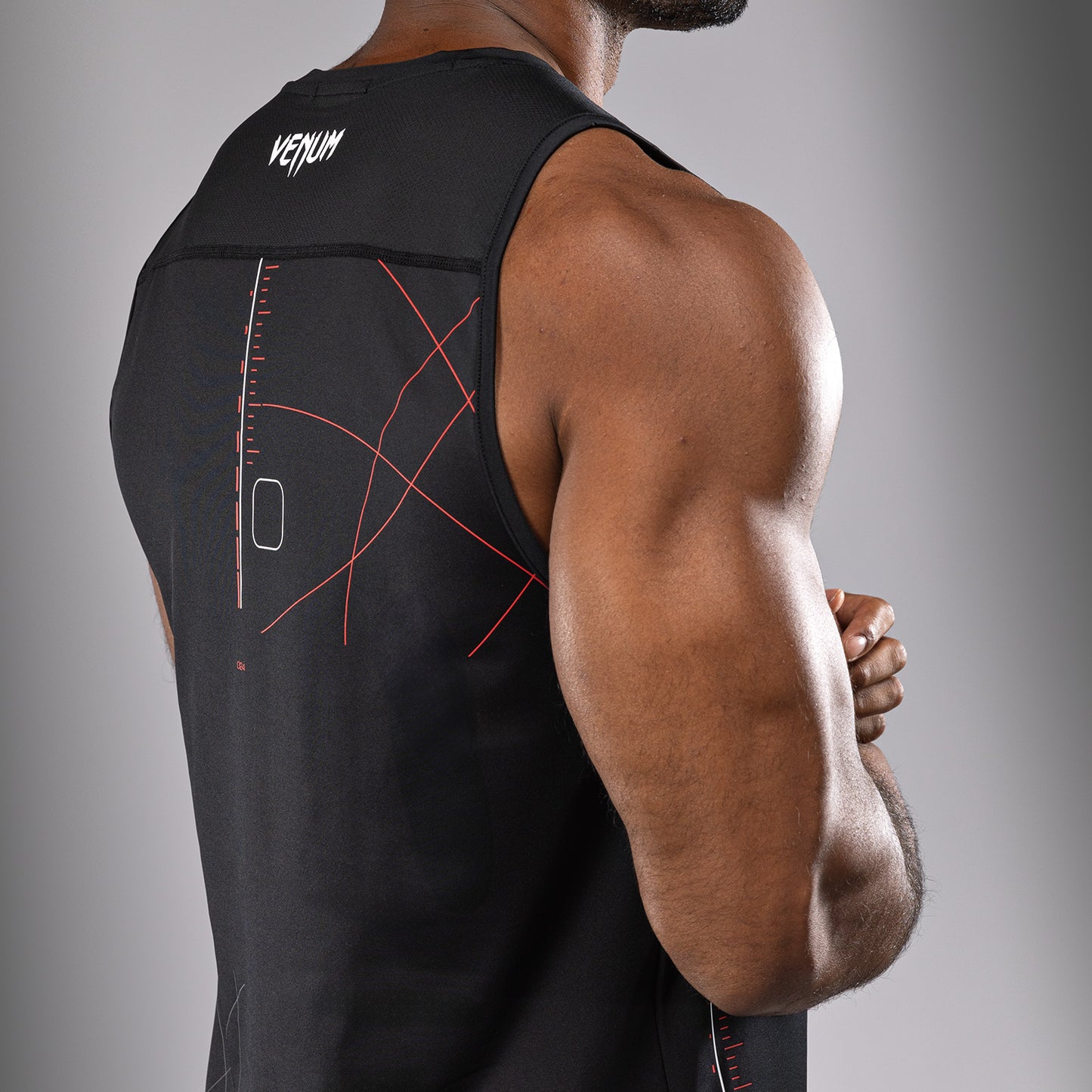 Venum Tactical XT  Heren Dry Tech Tank Top - Zwart/Vuurrood