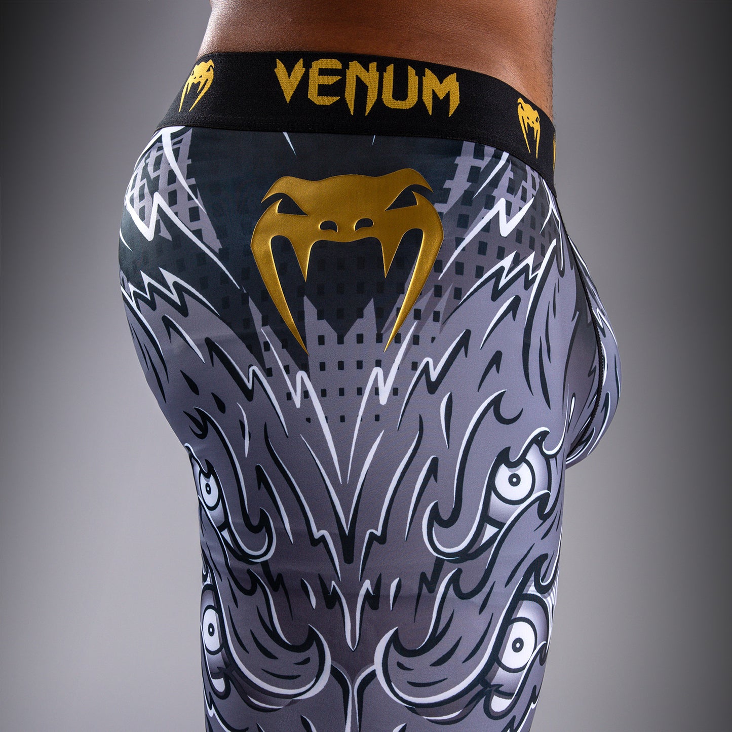 Venum Wolf Atak Spats – Zwart/Grijs