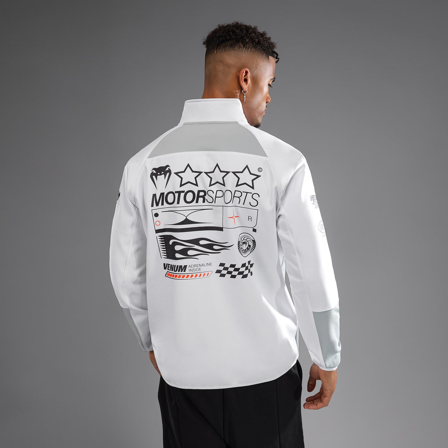 Venum Motorsport Softshell Jacket - Sneeuw Wit