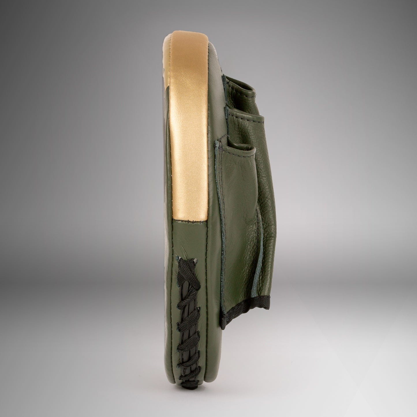 Venum Pro Boxing Flat Focus Mitt - Khaki/Gold