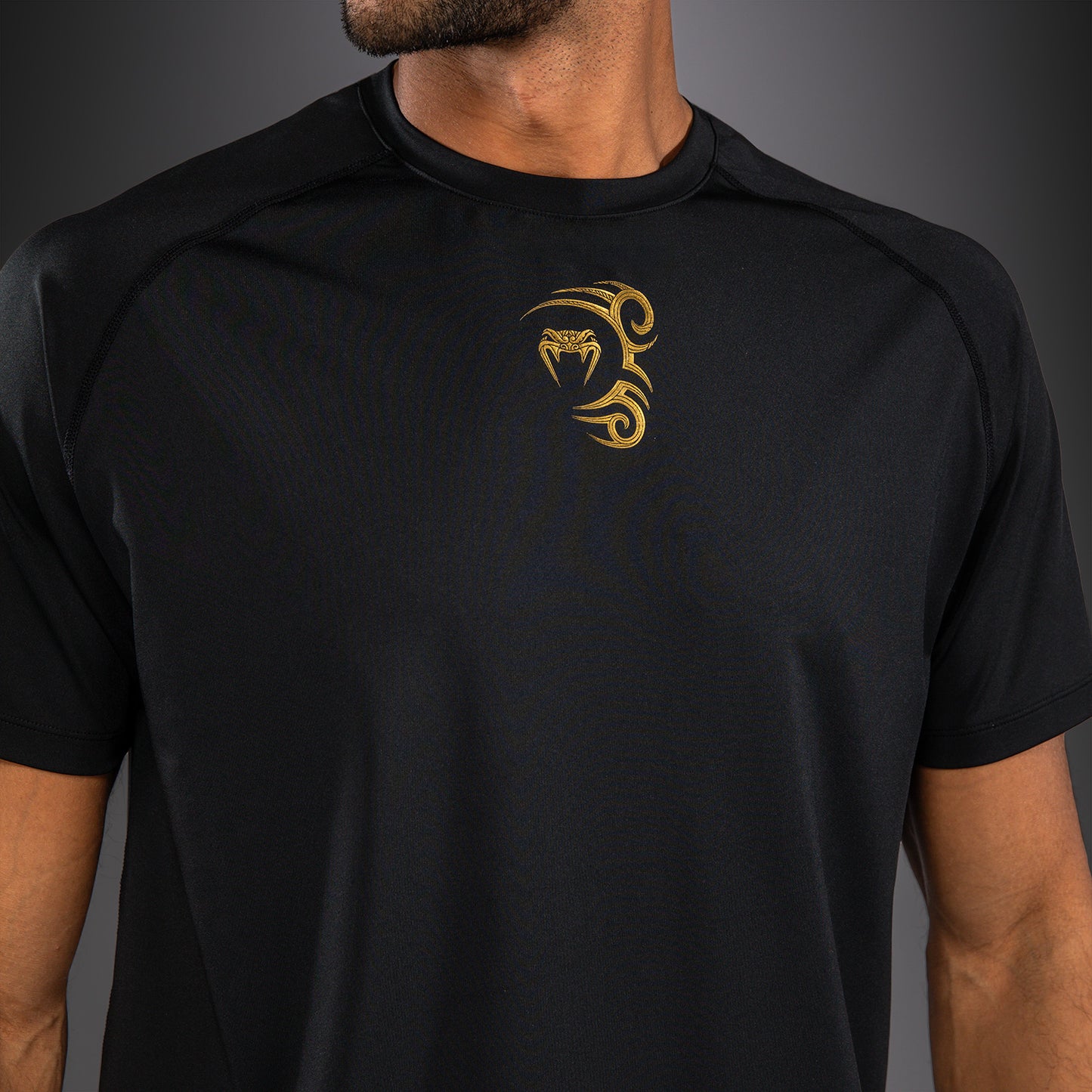 Venum x Mike Tyson Tiger Dry Tech T-shirt - Zwart/Goud