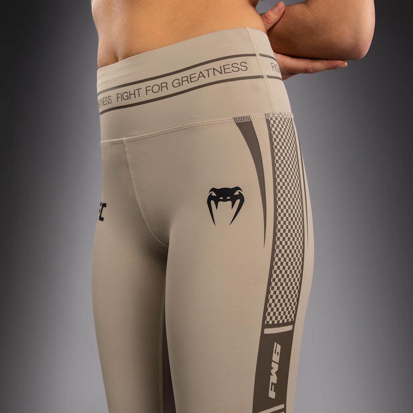 Venum UFC Unity by Venum Authentic Fight Week Dames Technische Compressiebroek - Zand