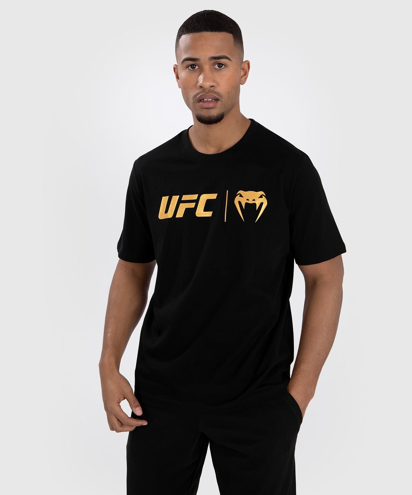 UFC Venum Classic T-shirt - Zwart/Goud