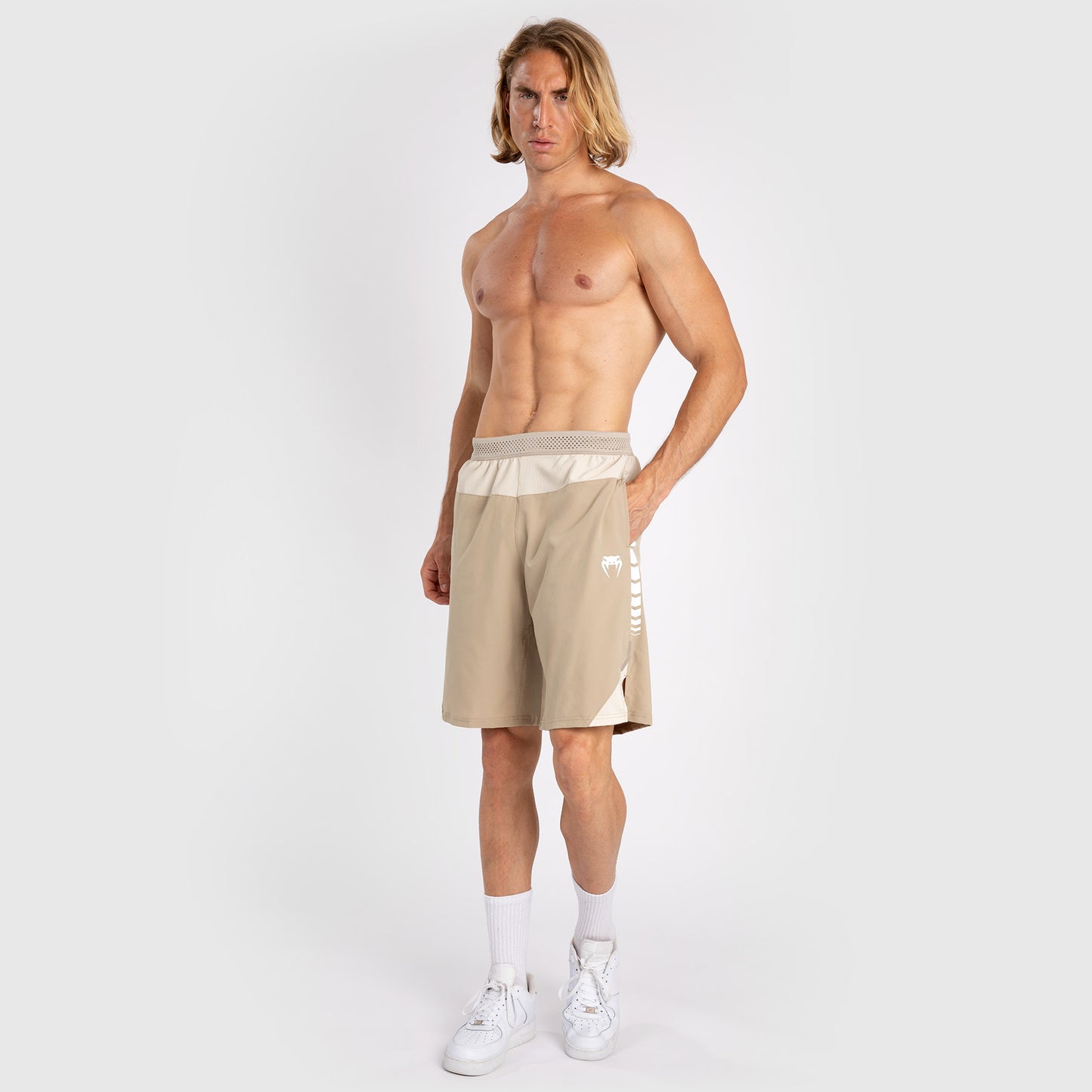 Venum Tempest Heren Trainingsshorts - Beige/Zand