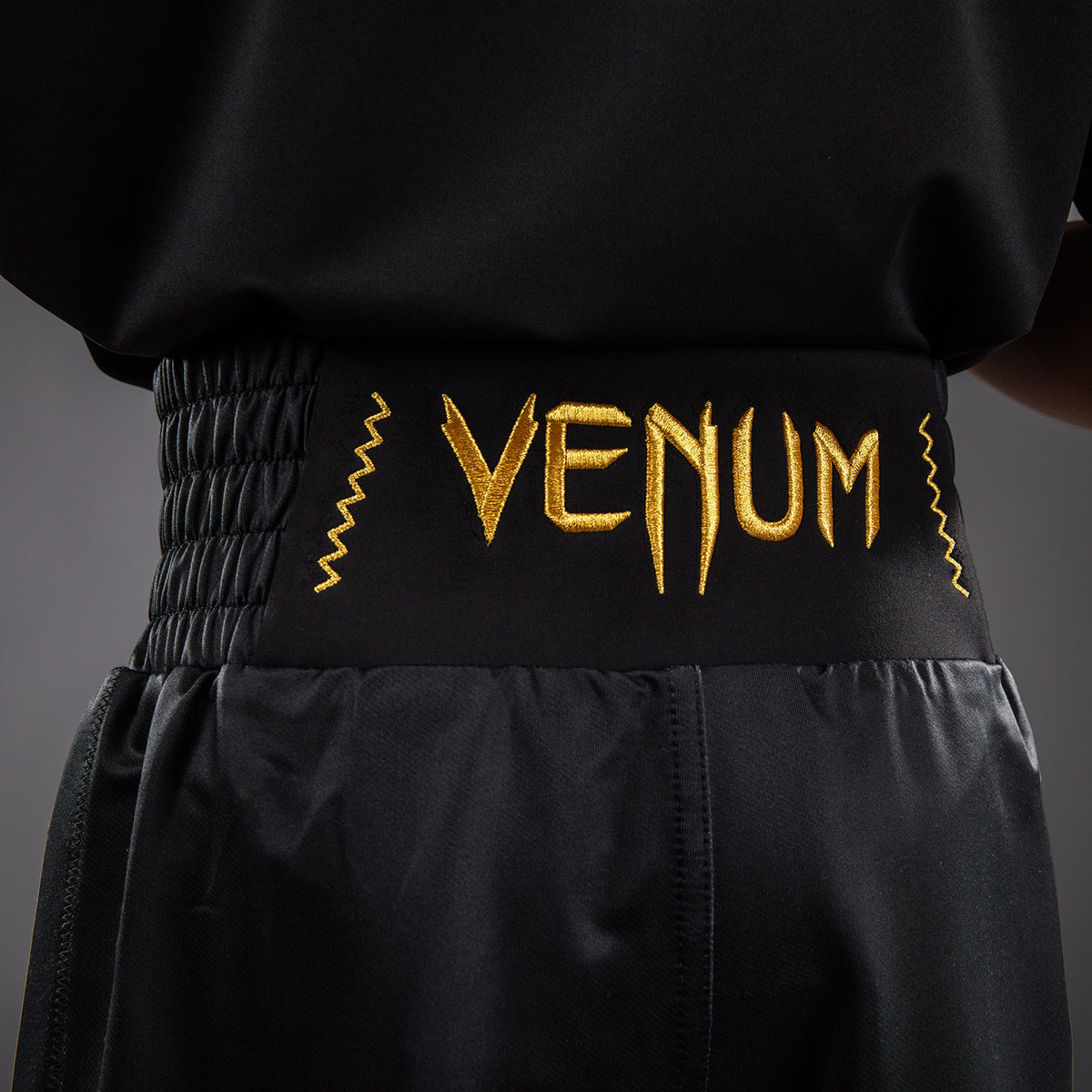 Venum Attack Boksshort voor kinderen - Zwart/Goud