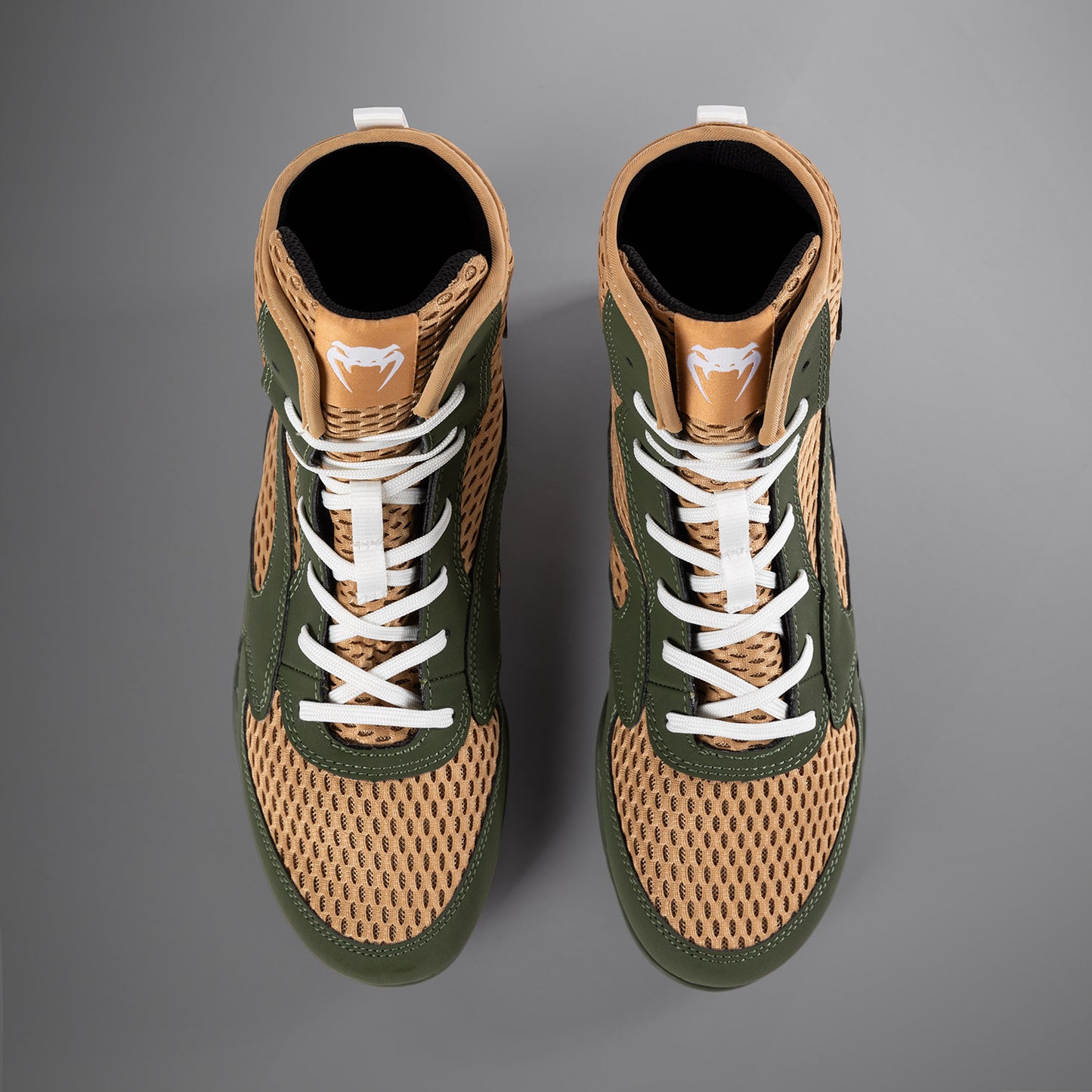 Venum Contender Boksschoenen - Militair Groen/Zand