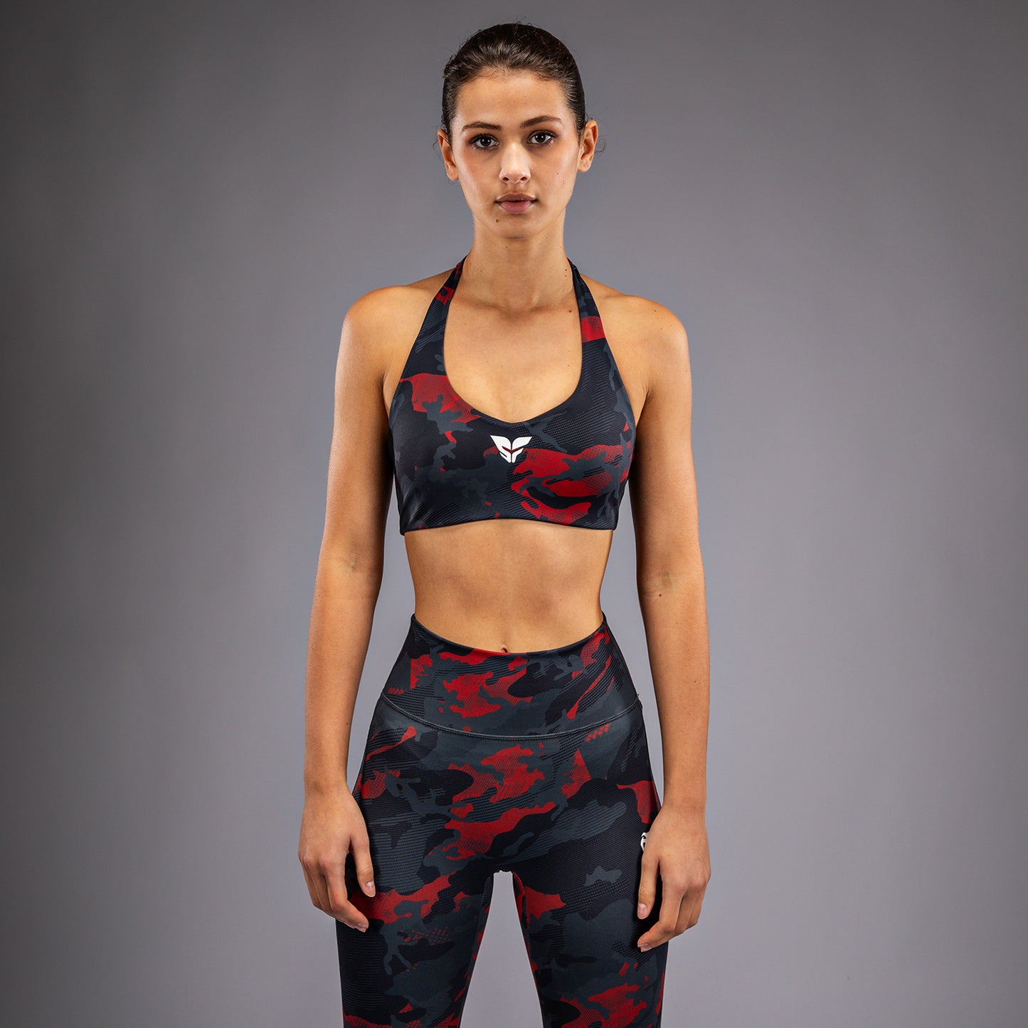 Venum x Sophia Rose Dames Sportbeha - Urban Red Camo