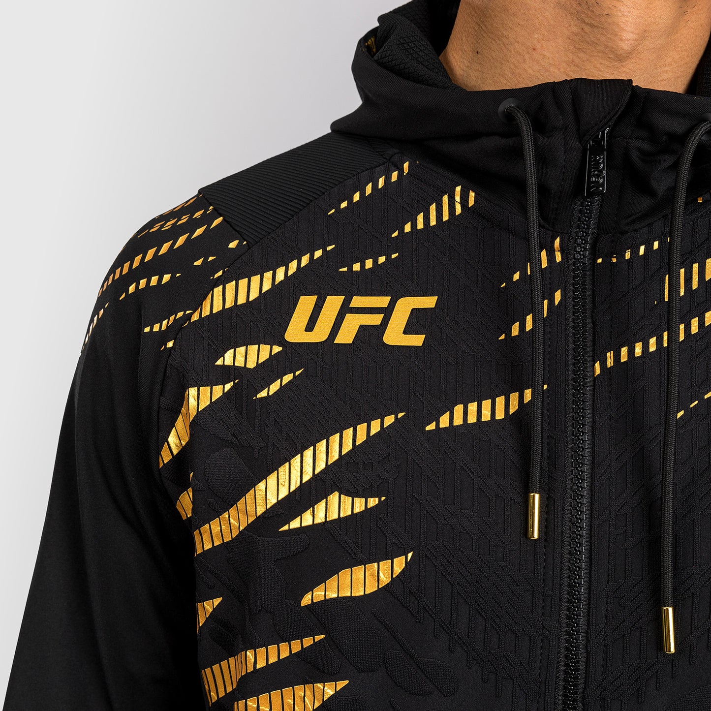 UFC Fusion by Venum Personalized Authentic Fight Night Hoodie voor Heren - Kampioen