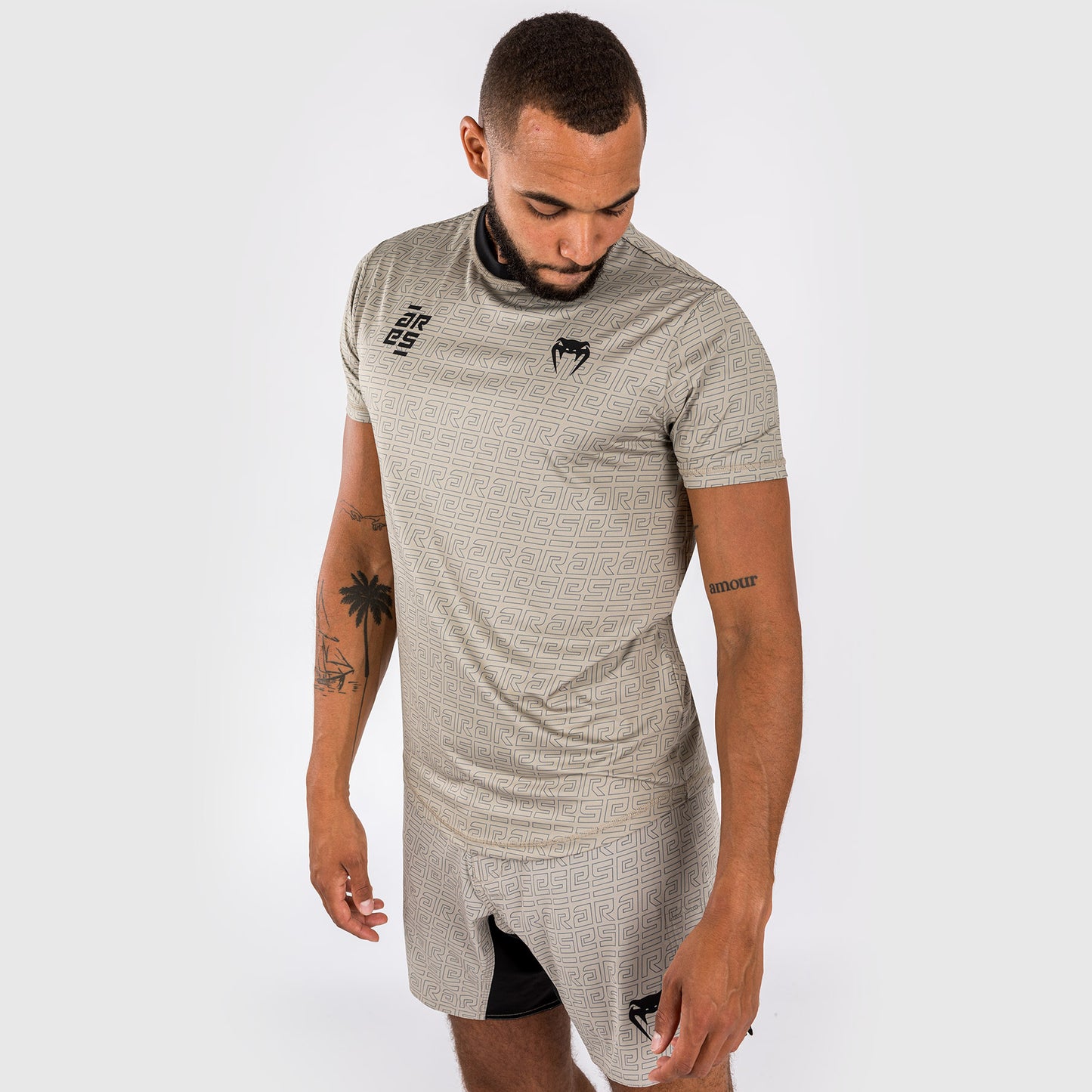 Venum x Ares 2.0 Dry Tech T-shirt - Zand