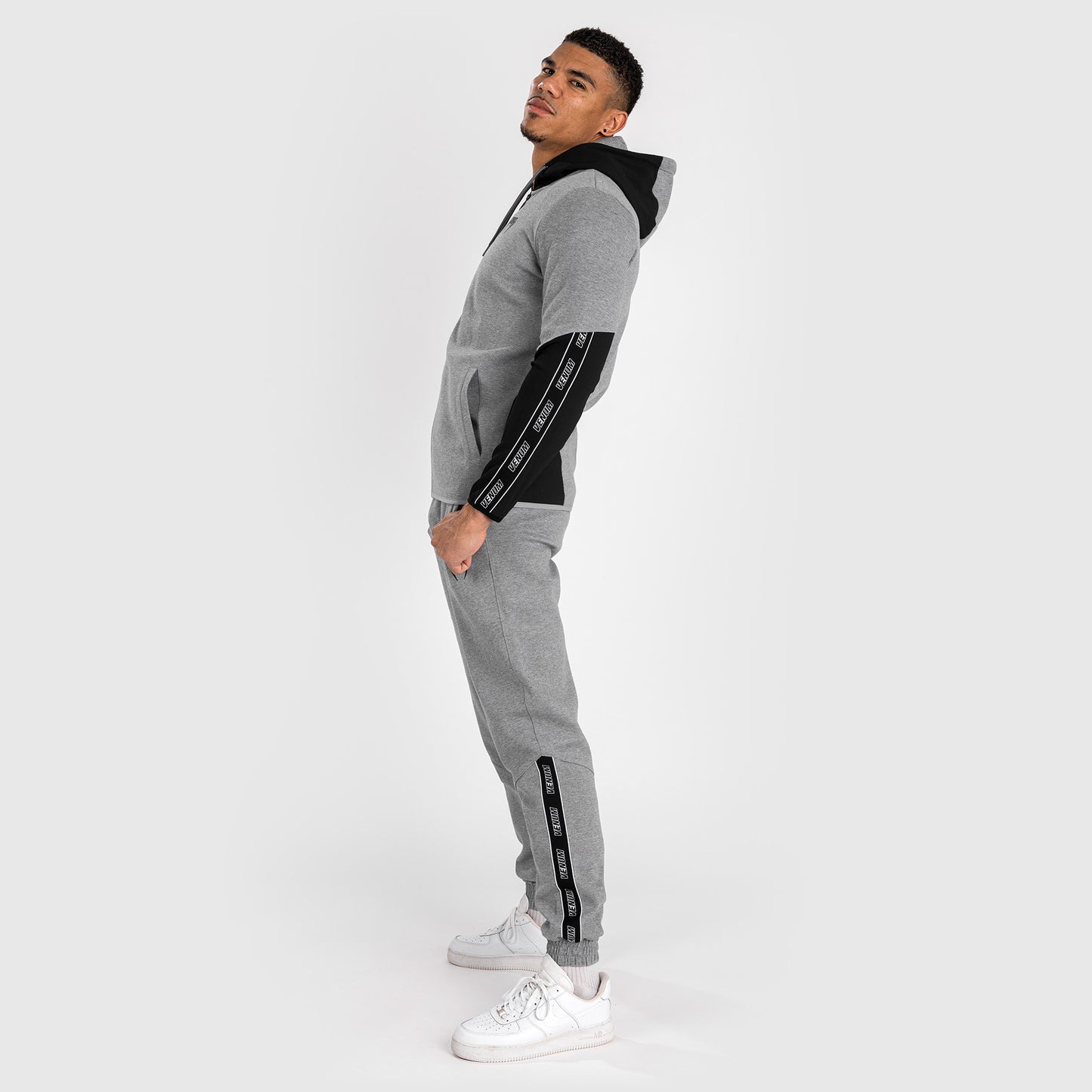 Venum Contender 4.0 Heren Hoodie - Heather Grey/Black