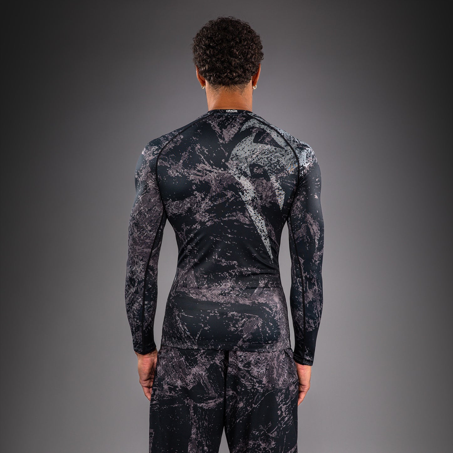 Venum Rage & Workout Rashguard met Lange Mouwen - Zwart/Grijs