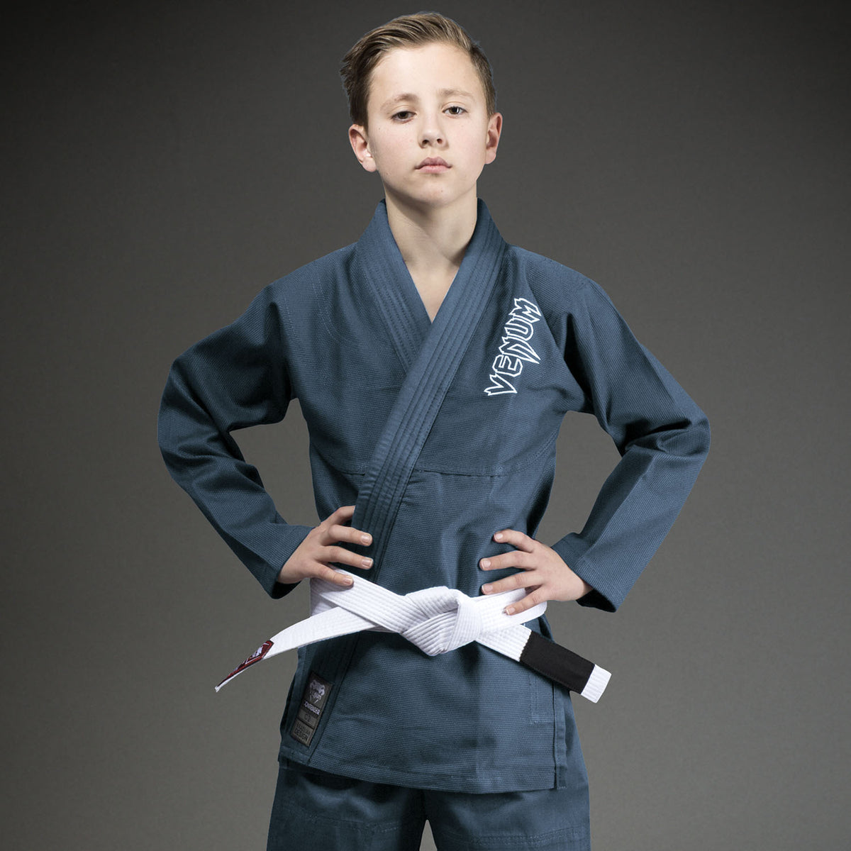 Venum Contender BJJ-Gi voor Kinderen (Gratis Witte Band Inbegrepen) – Blauw
