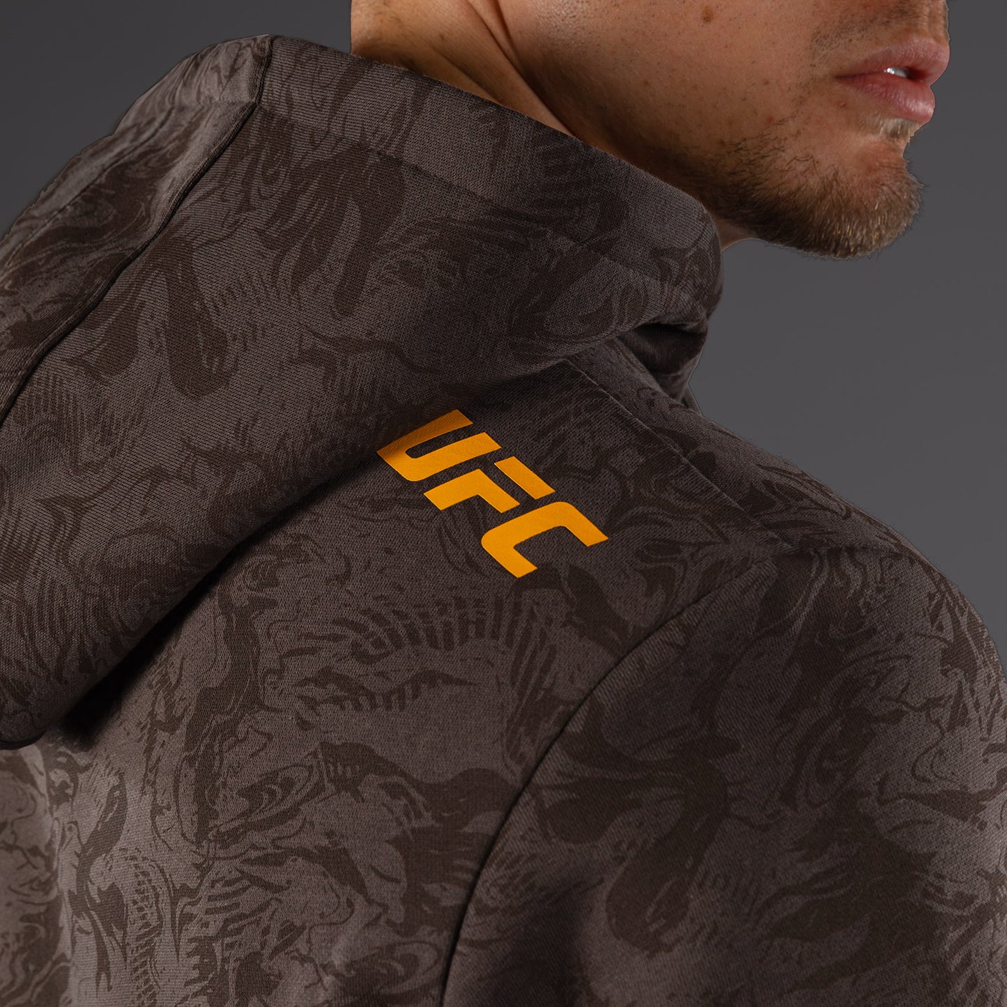 UFC Fusion by Venum Fight Week Hoodie voor Heren - Earthen Brown