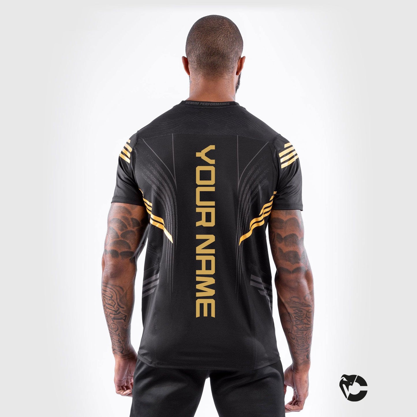 UFC Venum Gepersonaliseerd Authentic Fight Night Walkout Herenshirt - Champion